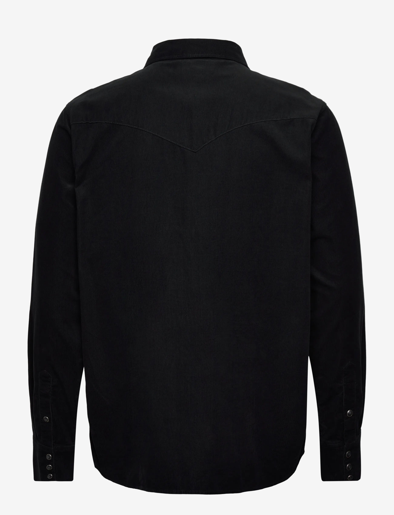 Wrangler - WESTERN CORD SHIRT - velvet särgid - black - 2