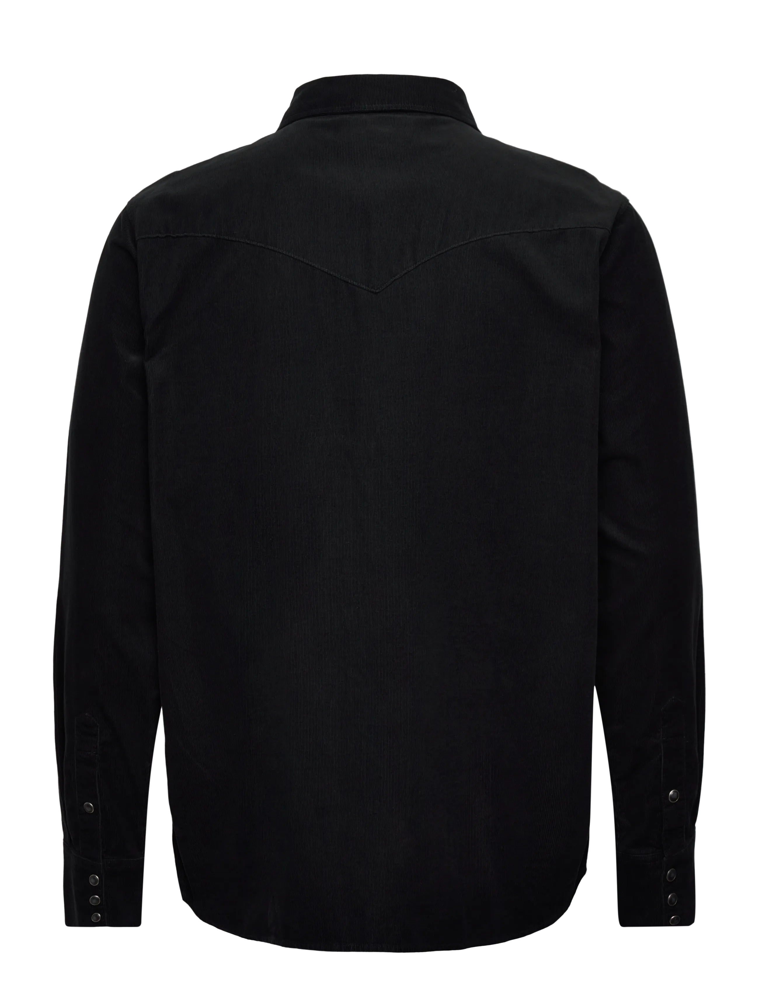 Wrangler - WESTERN CORD SHIRT - kollektioner - black - 2