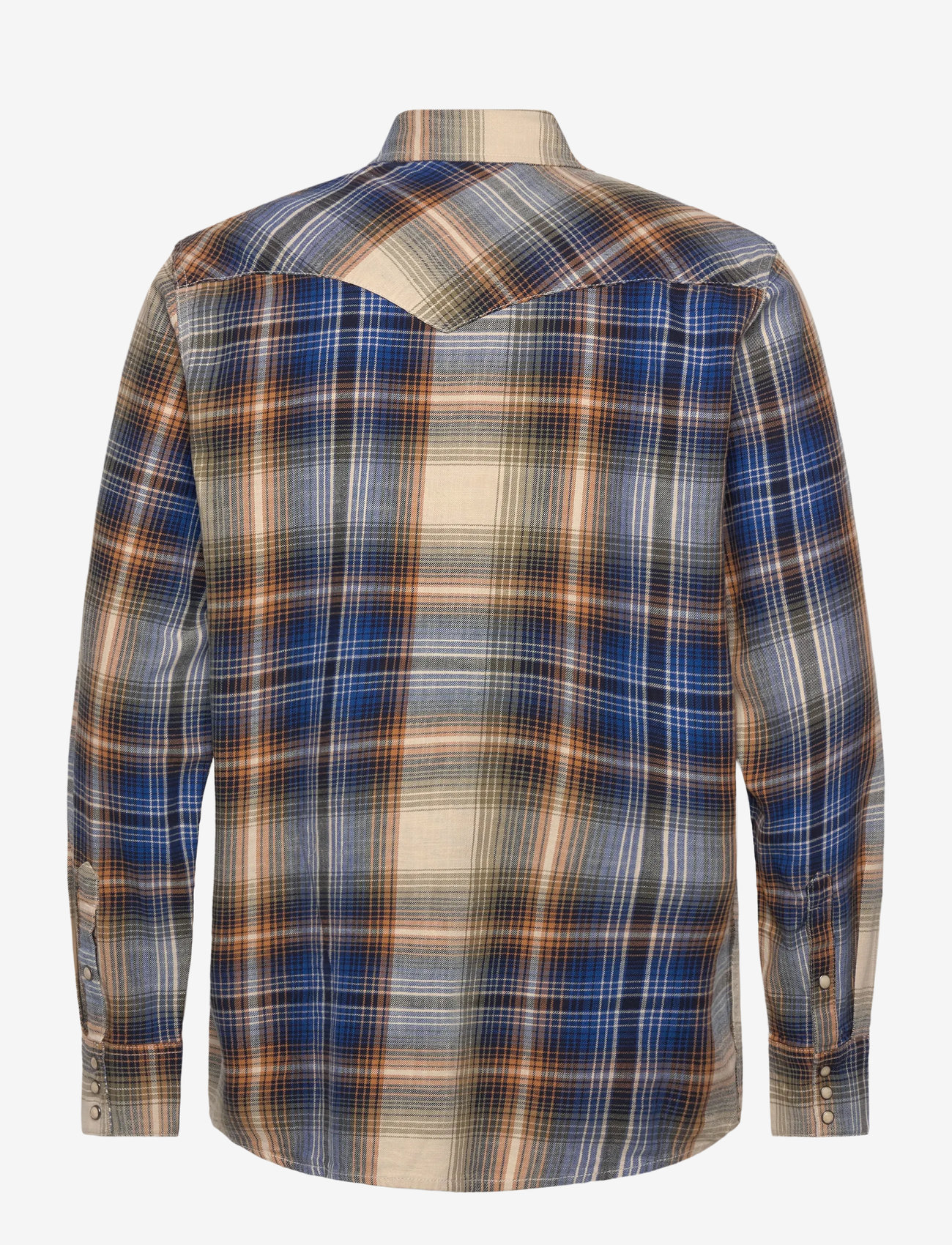Wrangler - WESTERN INDIGO SHIRT - karierte hemden - blue brown - 2