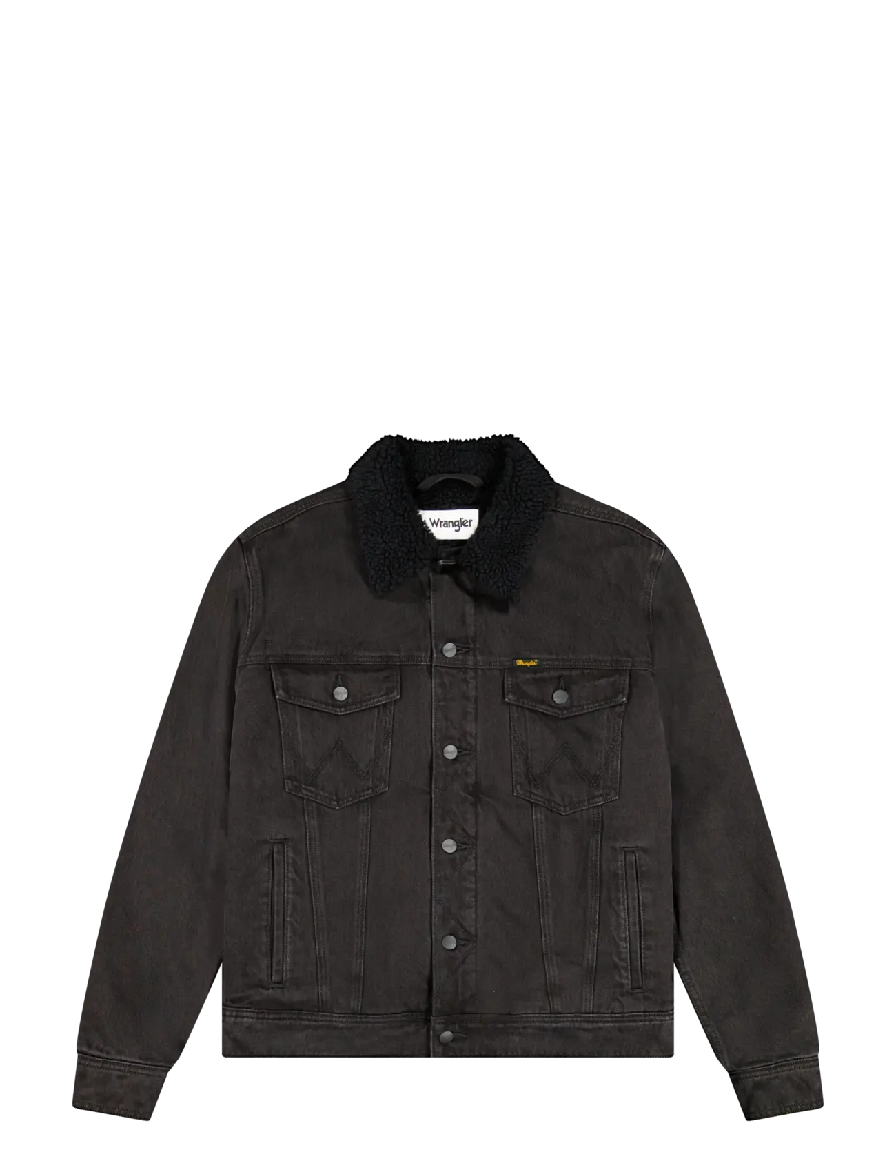 WRANGLER Sherpa Klassisch Jacke Schwarz - S - Herren