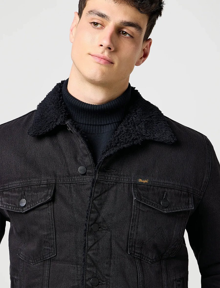 Wrangler - SHERPA CLASSIC JACKET - vestes de printemps - orion - 5