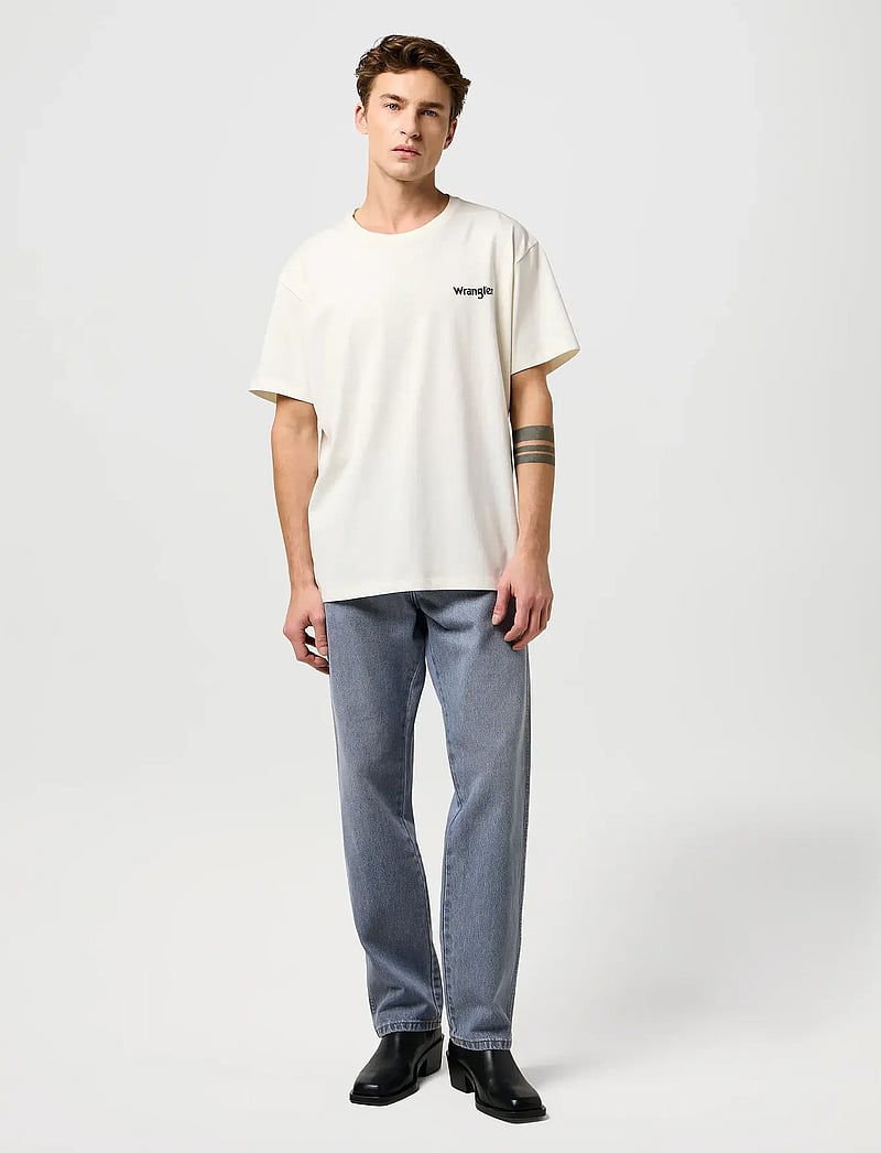 Wrangler - VINTAGE TEE - kurzärmelig - birch - 4