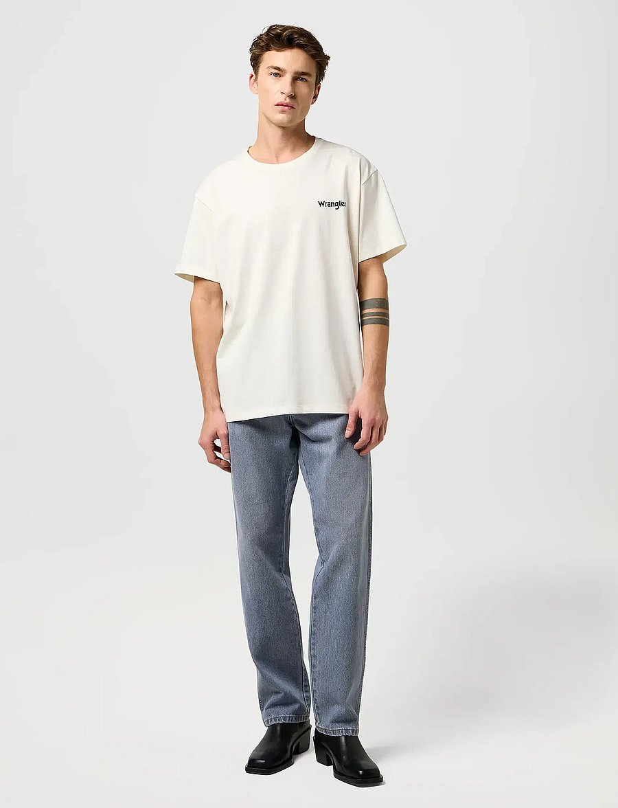 Wrangler - VINTAGE TEE - kurzärmelig - birch - 4