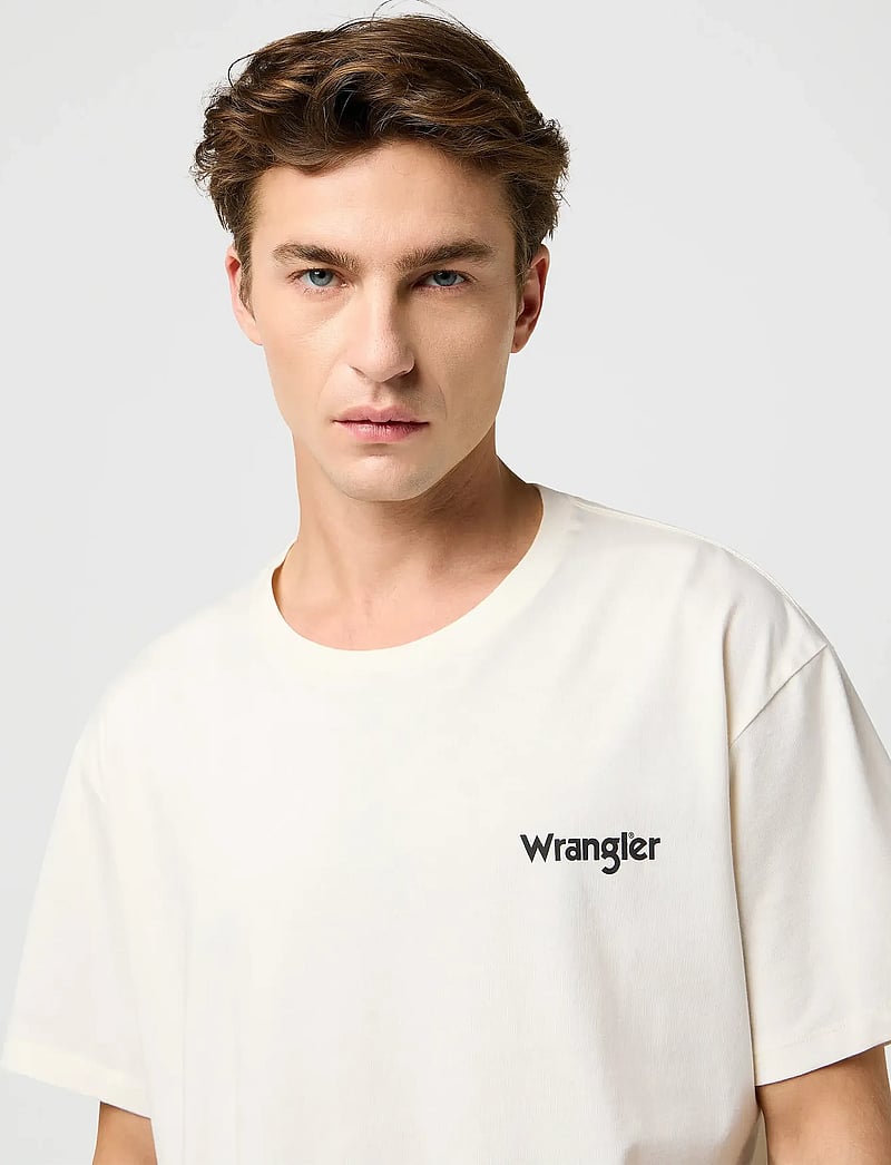 Wrangler - VINTAGE TEE - kurzärmelig - birch - 5