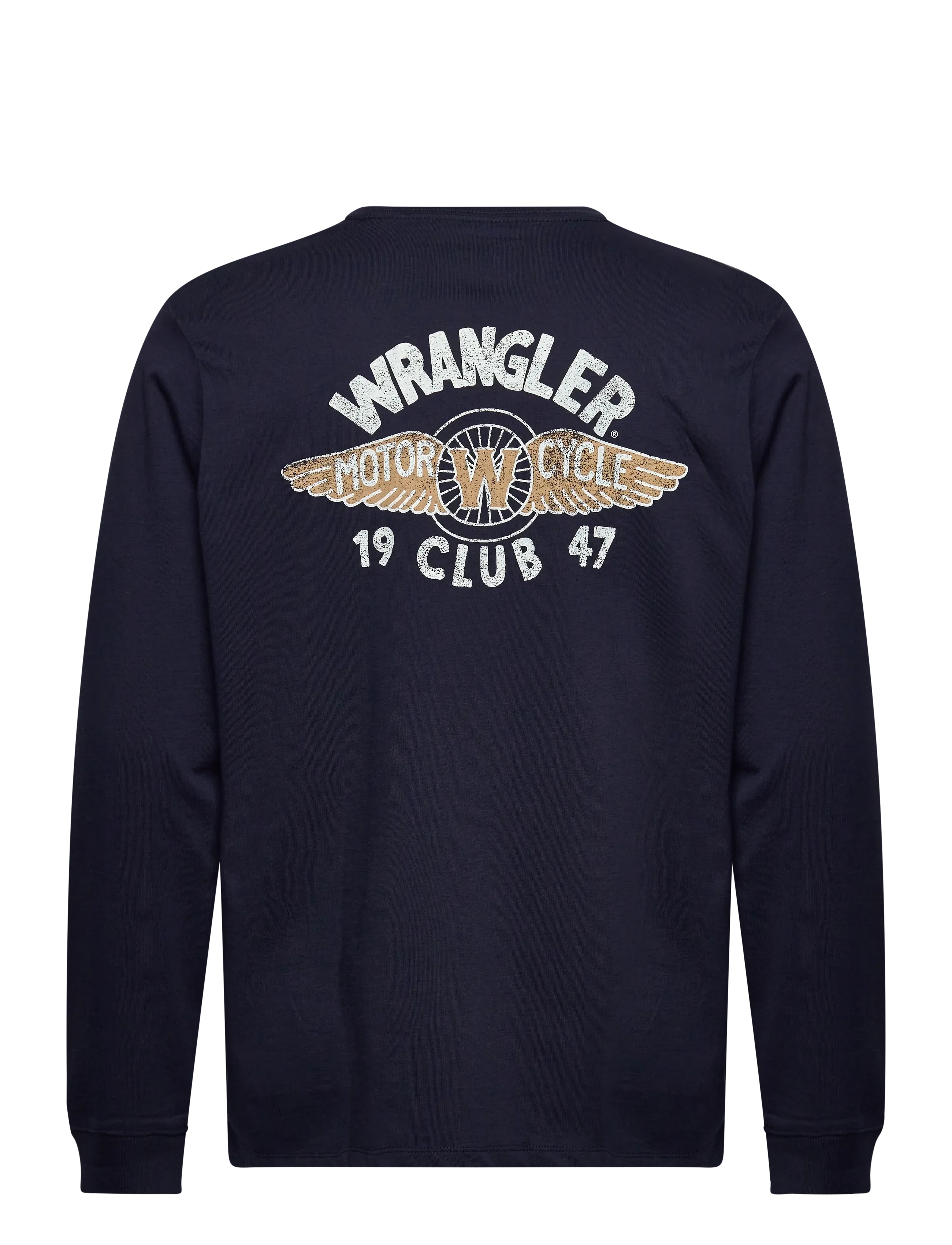 Wrangler - LS AMERICANA TEE - alhaisimmat hinnat - navy - 2