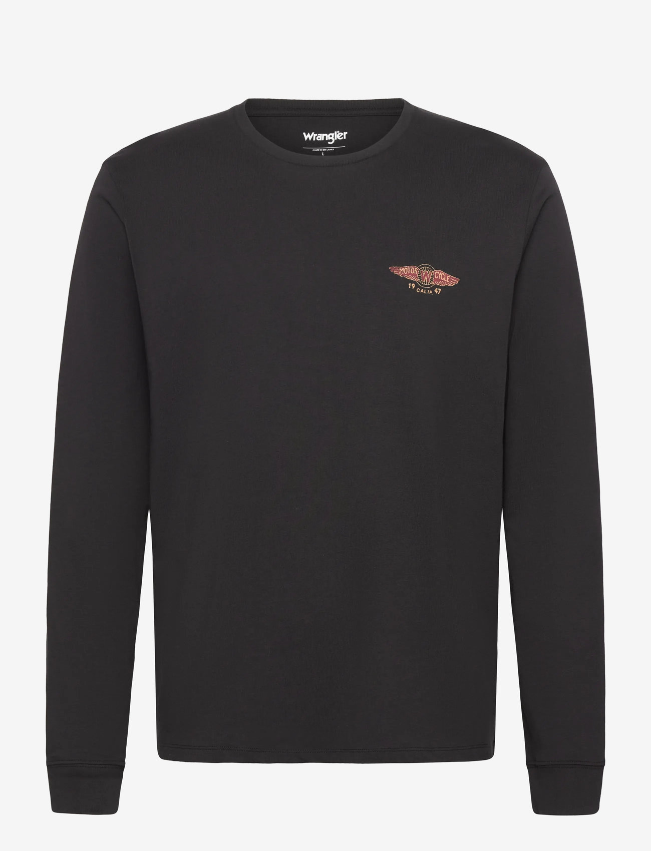 Wrangler - LS AMERICANA TEE - efterårstøj - black - 1