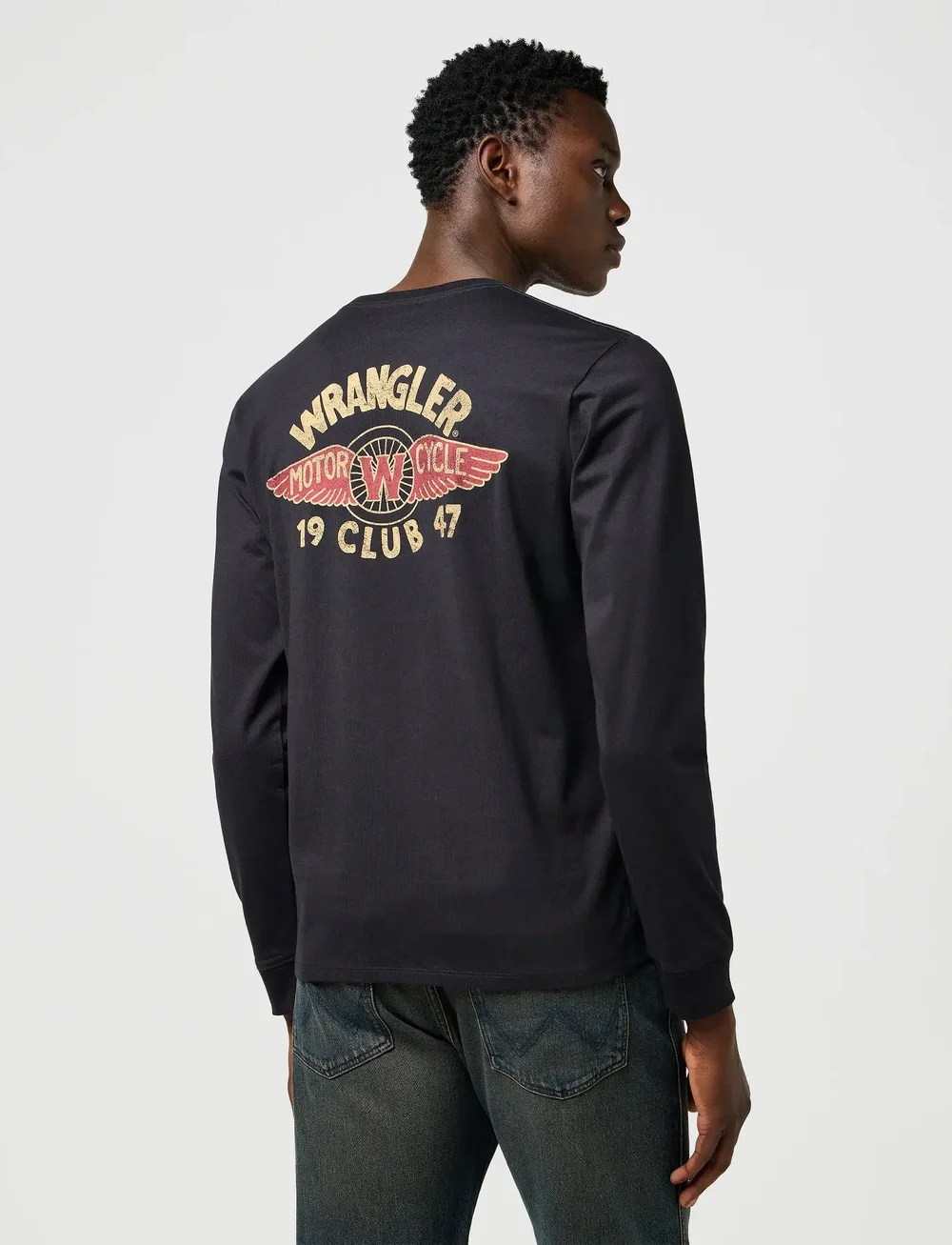 Wrangler - LS AMERICANA TEE - pitkähihaiset - black - 3