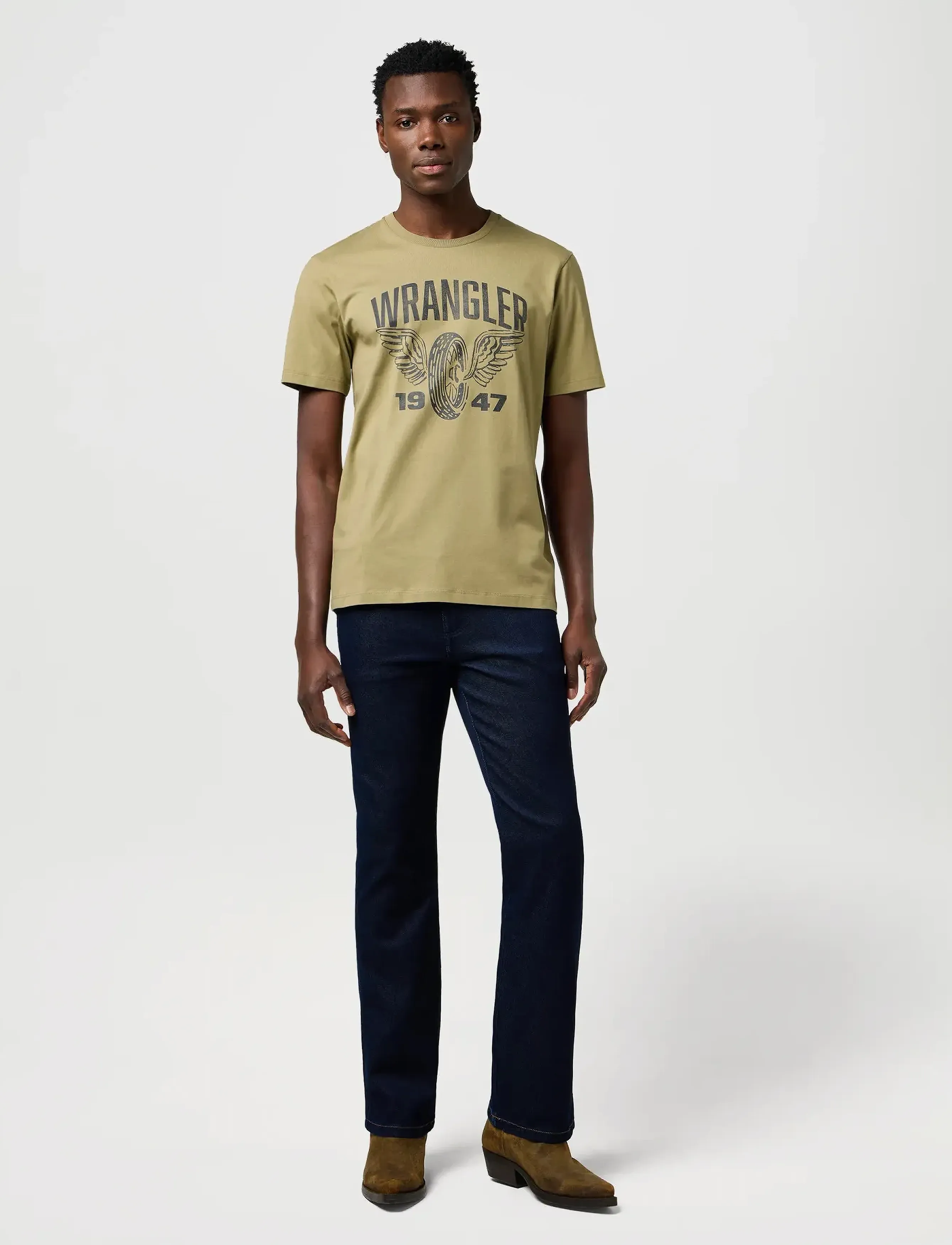 Wrangler - AMERICANA TEE - lowest prices - aloe - 4