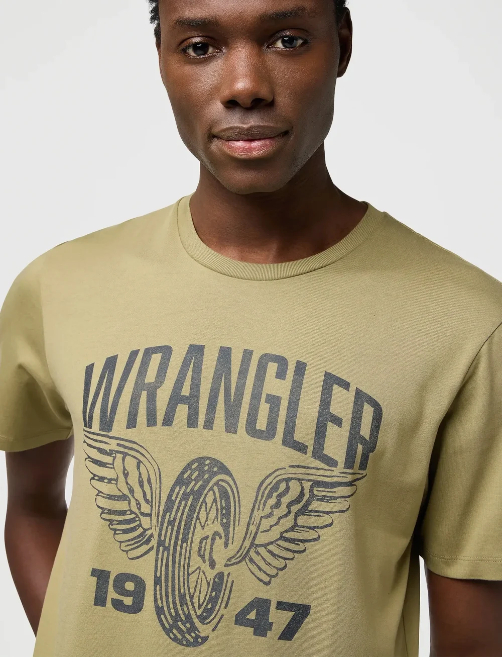 Wrangler - AMERICANA TEE - lühikeste varrukatega t-särgid - aloe - 5