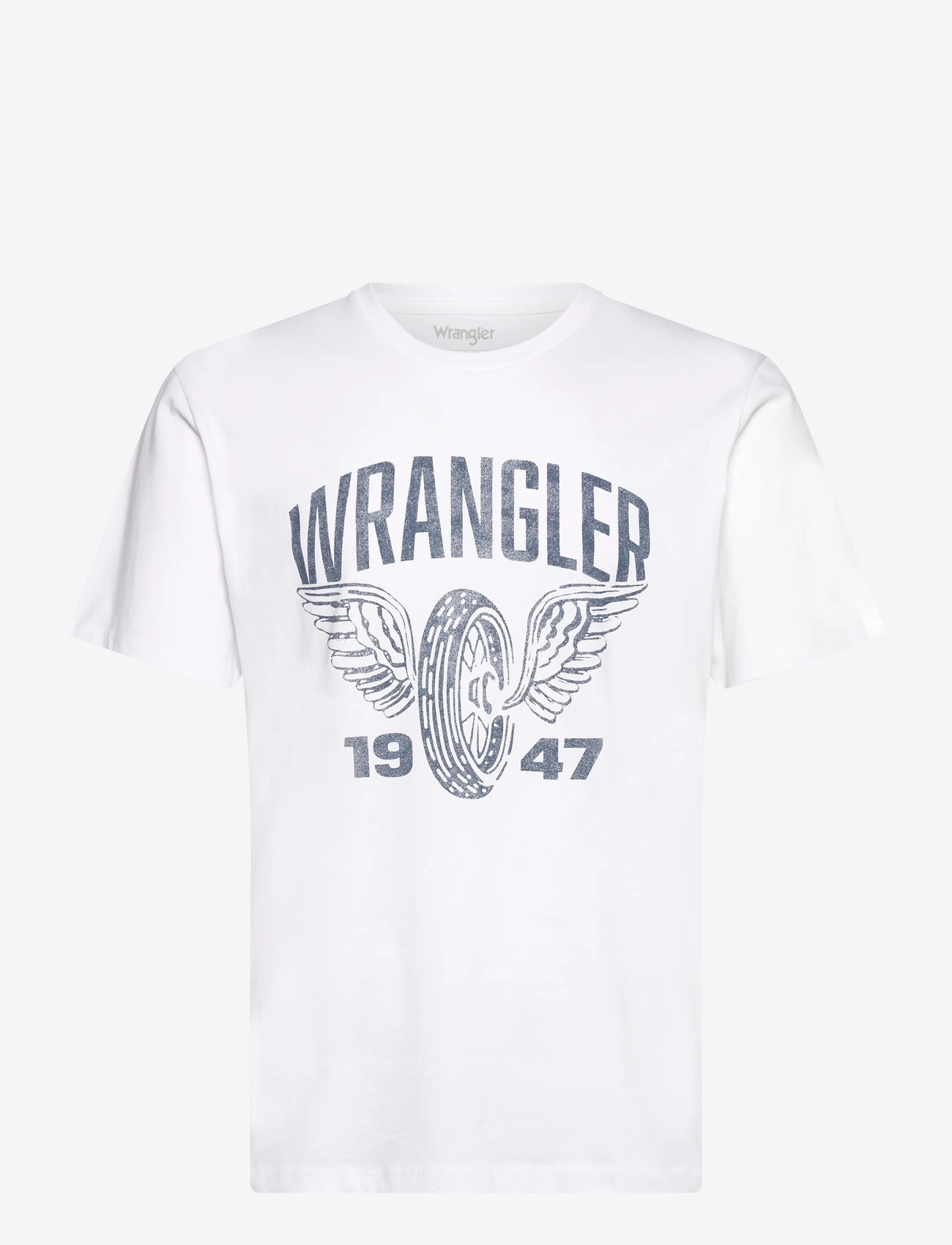 Wrangler - AMERICANA TEE - efterårstøj - worn white - 1