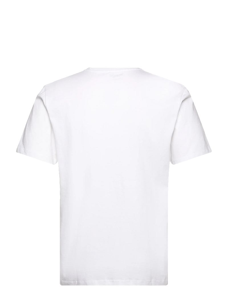 Wrangler - AMERICANA TEE - kortärmade t-shirts - worn white - 2