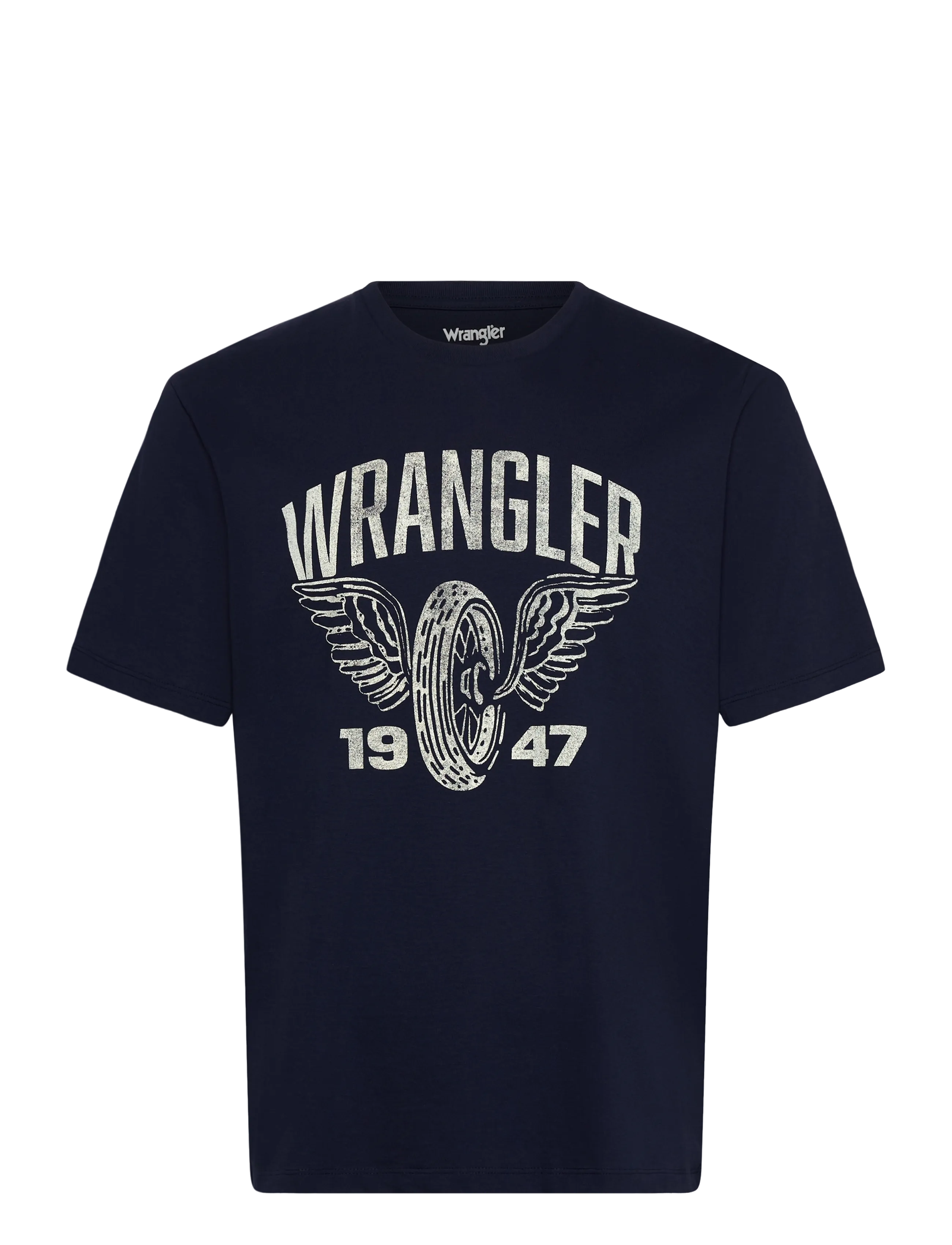 WRANGLER Americana Tee Navy - S - Herren