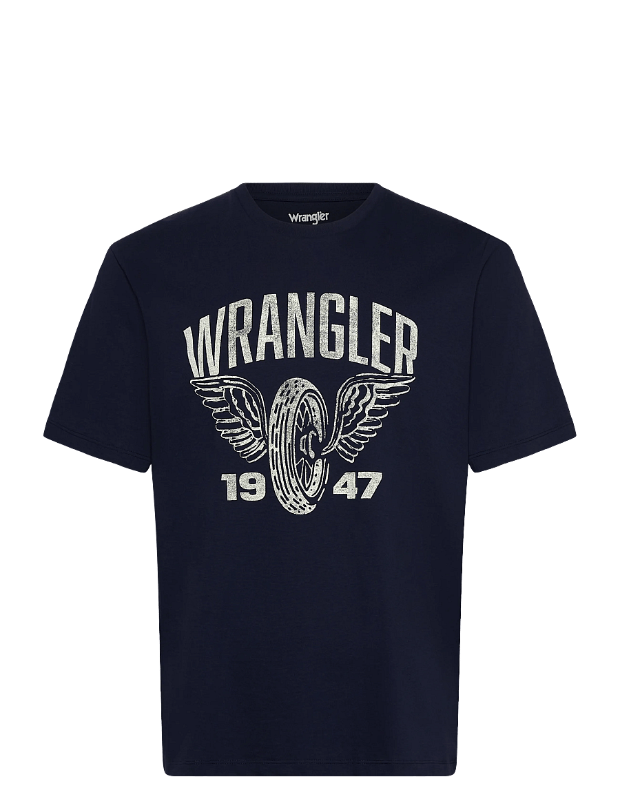 Wrangler - AMERICANA TEE - lühikeste varrukatega t-särgid - navy - 1