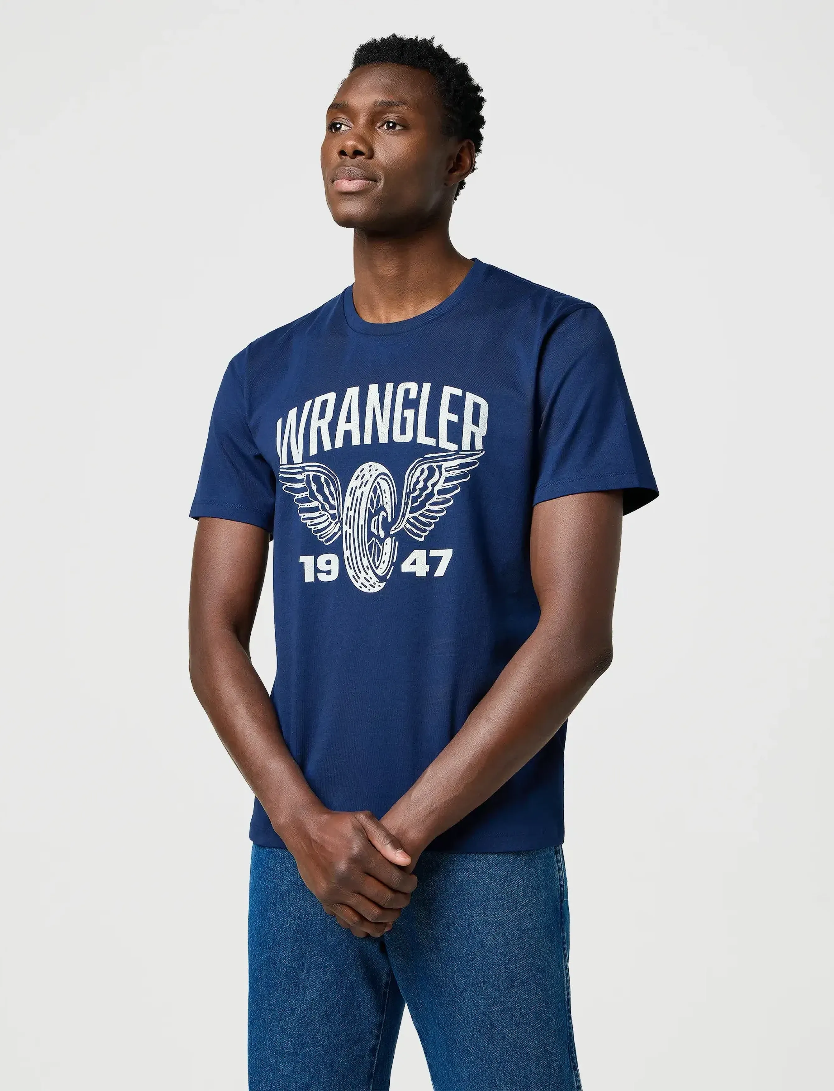 Wrangler AMERICANA TEE - 4 for 3 - NAVY / navy