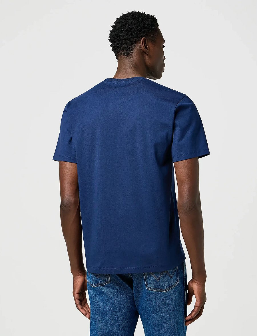 Wrangler - AMERICANA TEE - lühikeste varrukatega t-särgid - navy - 3