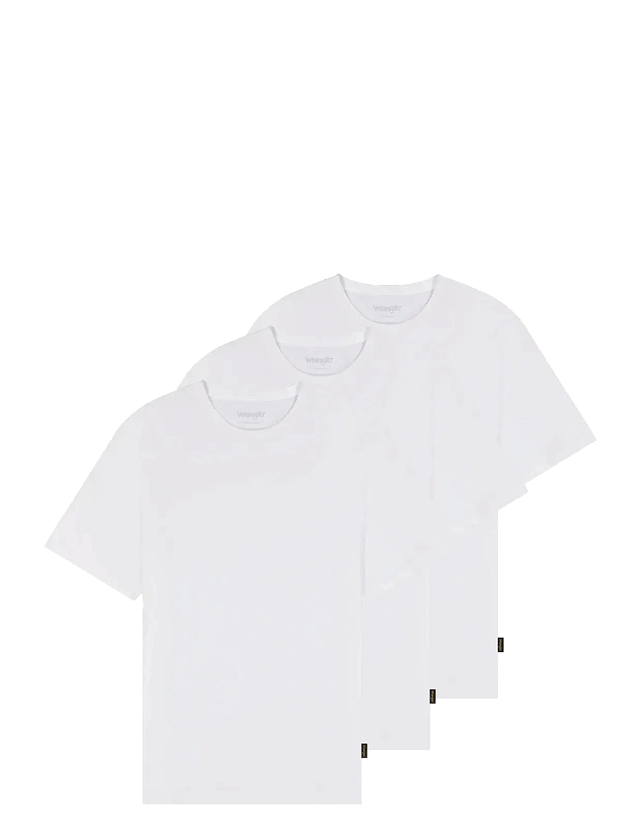 Wrangler - 3 PACK TEE - alussärgid ja t-särgid - white - 1