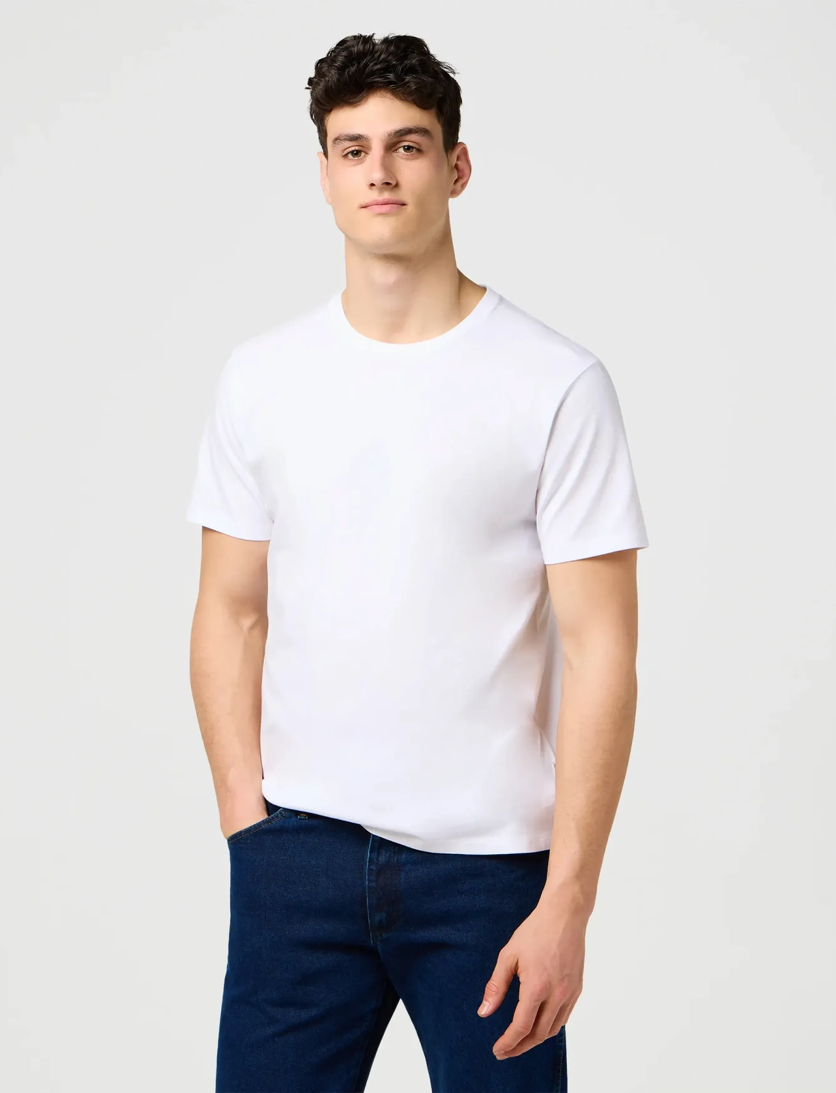 Wrangler 3 Pack Tee, XXL x 00, T-shirts, Weiß - Short-sleeved, Männerswear