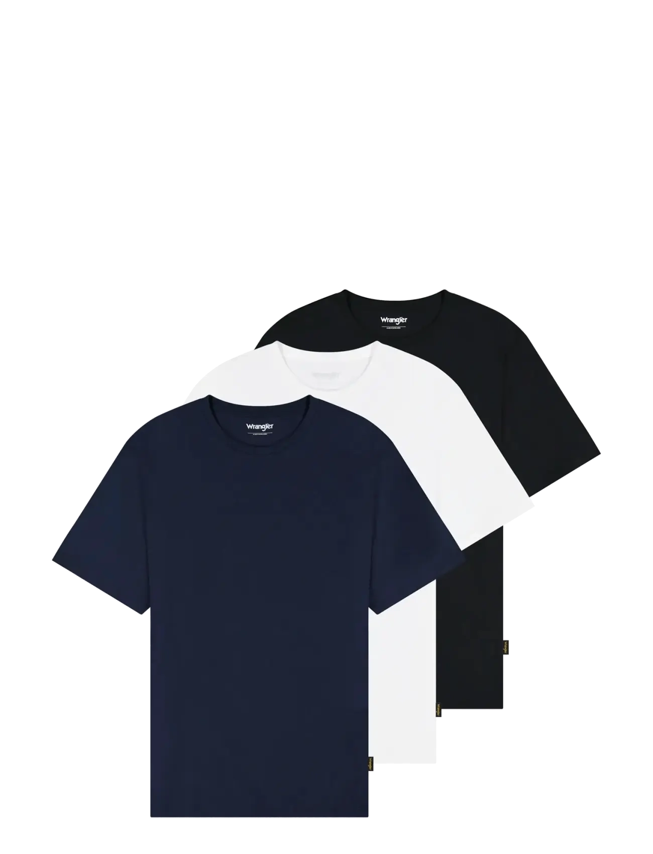 3 PACK TEE - WHITE NAVY BLACK