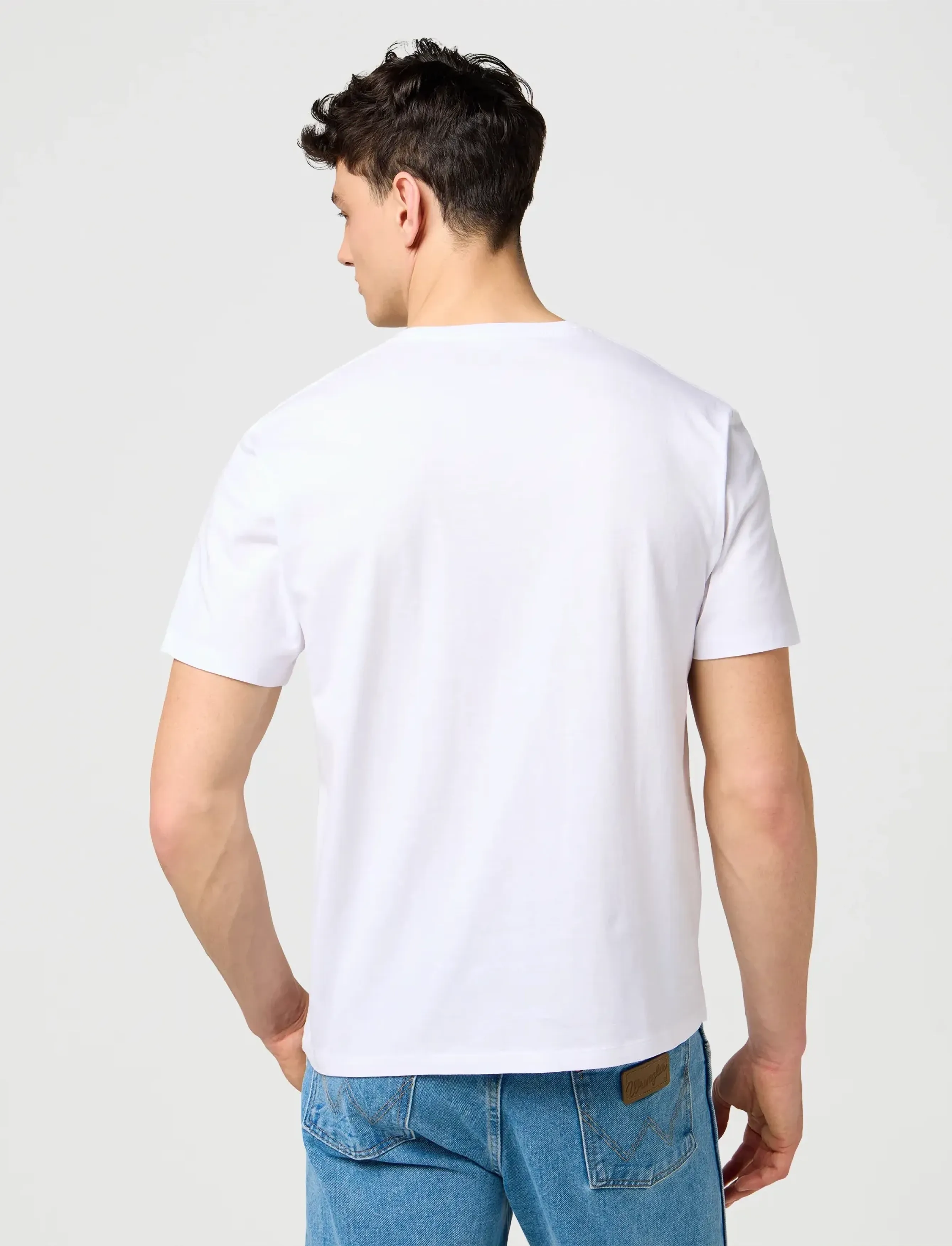 WRANGLER T-shirt marinblå / svart herr – bild 6