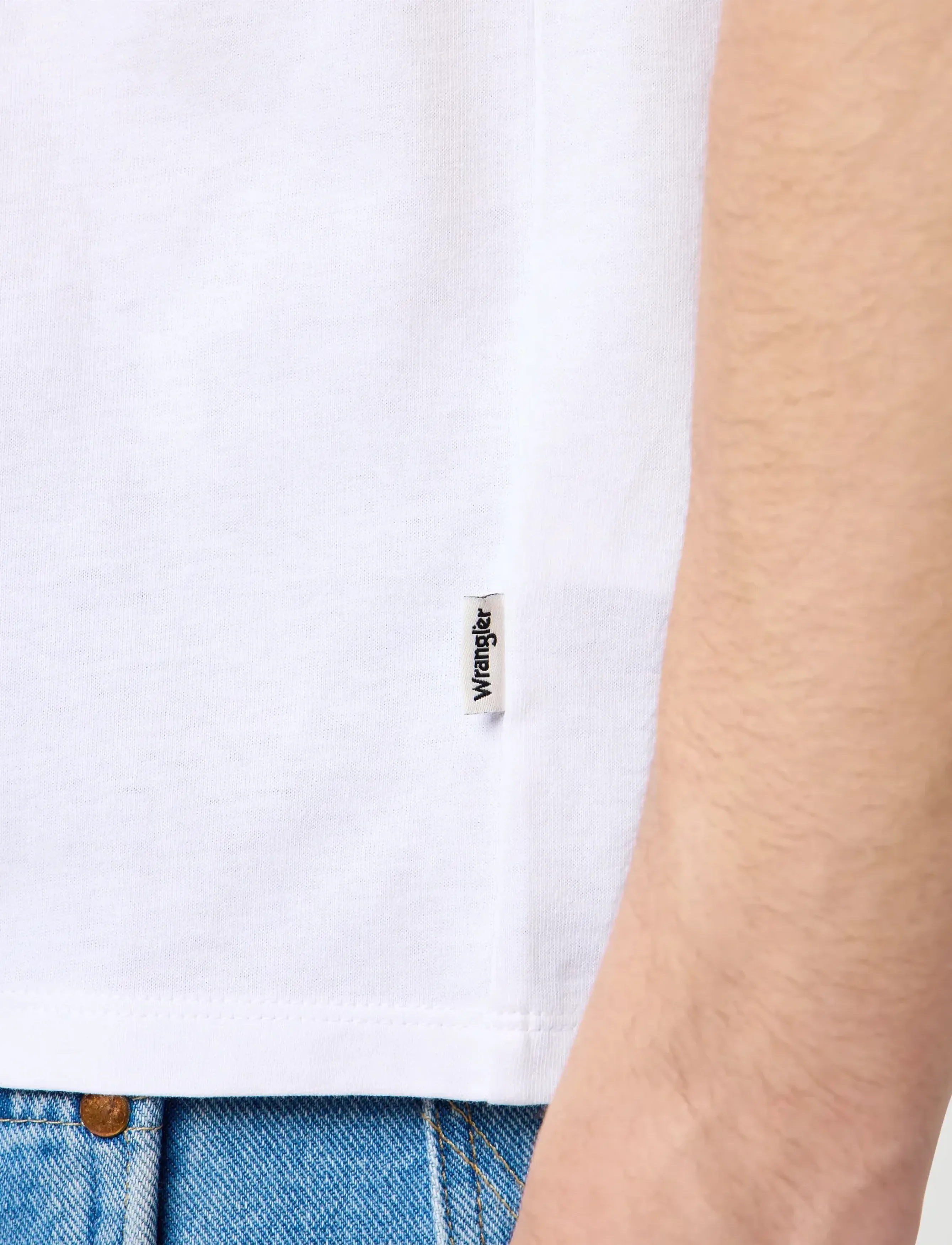 WRANGLER T-shirt marinblå / svart herr – bild 8