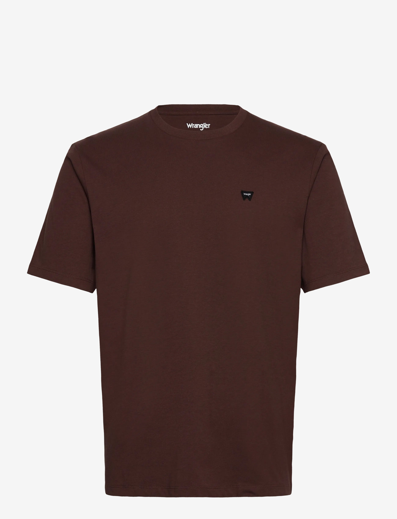 Wrangler - SIGN OFF TEE - sügisesed riided - mahogany - 0