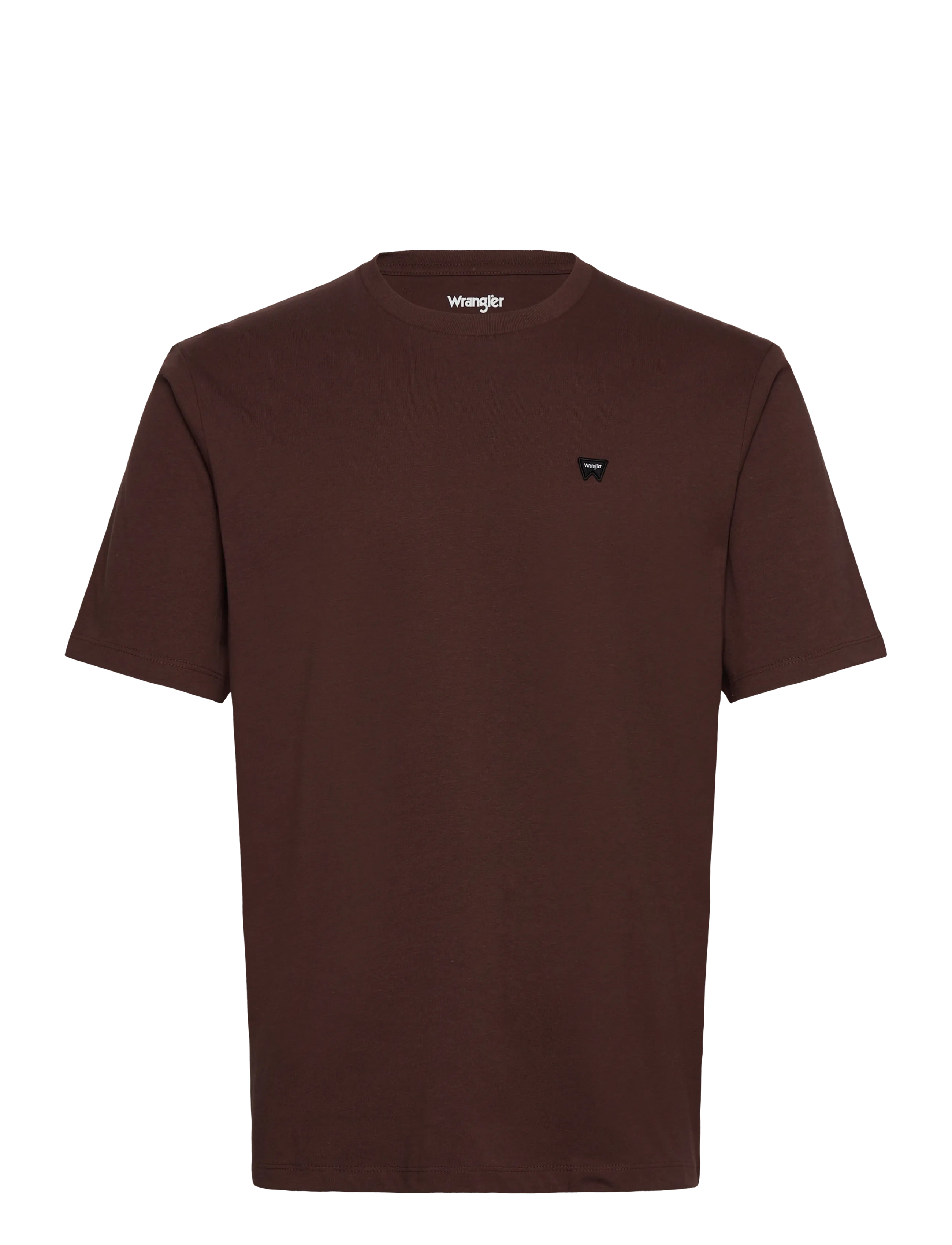 Wrangler SIGN OFF TEE - Spring savings - MAHOGANY / brown
