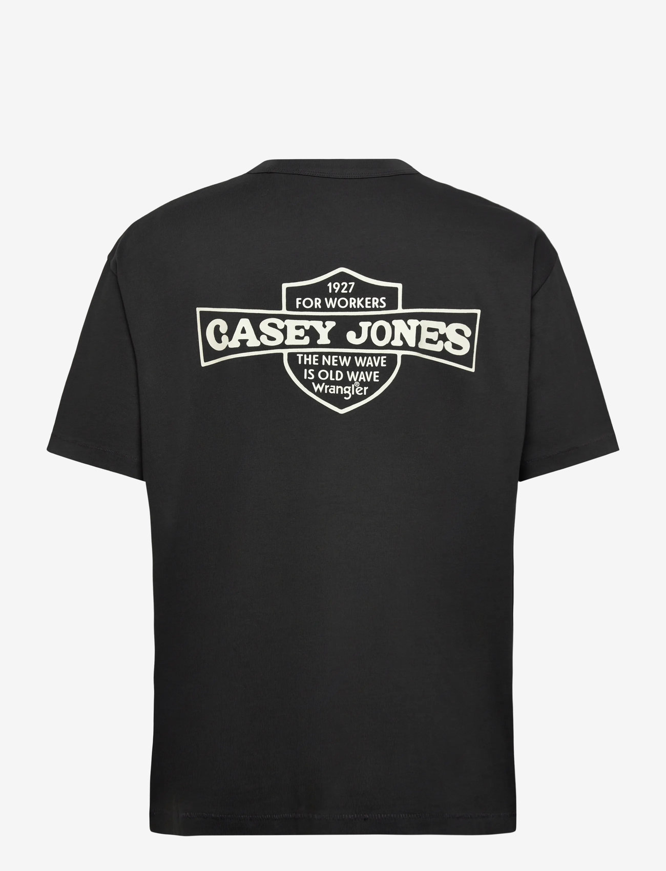 Wrangler - CJ GRAPHIC TEE - herbstliche kleidung - faded black - 1