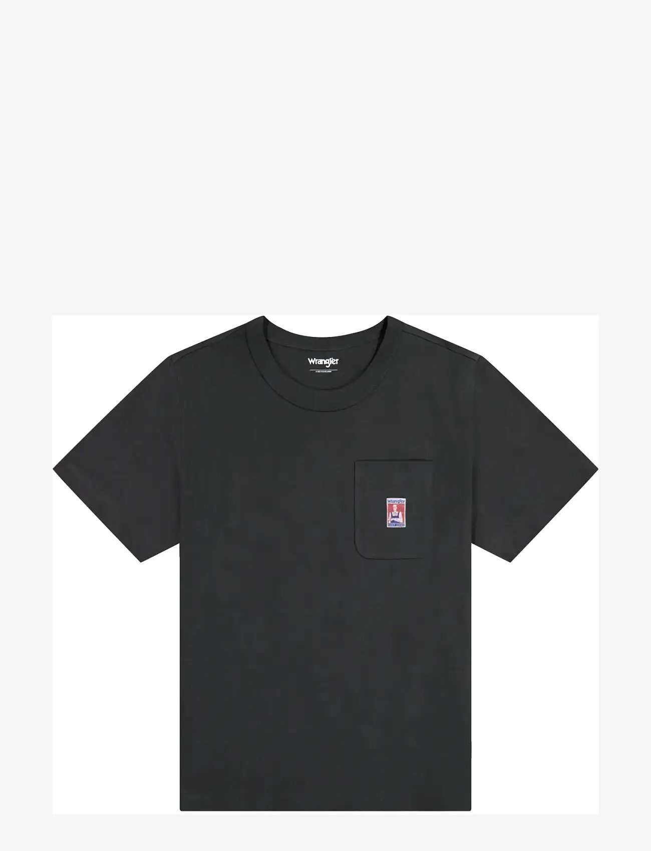 Wrangler - POCKET TEE - kurzärmelig - faded black - 1