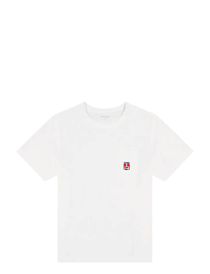 Wrangler - POCKET TEE - kurzärmelig - worn white - 1