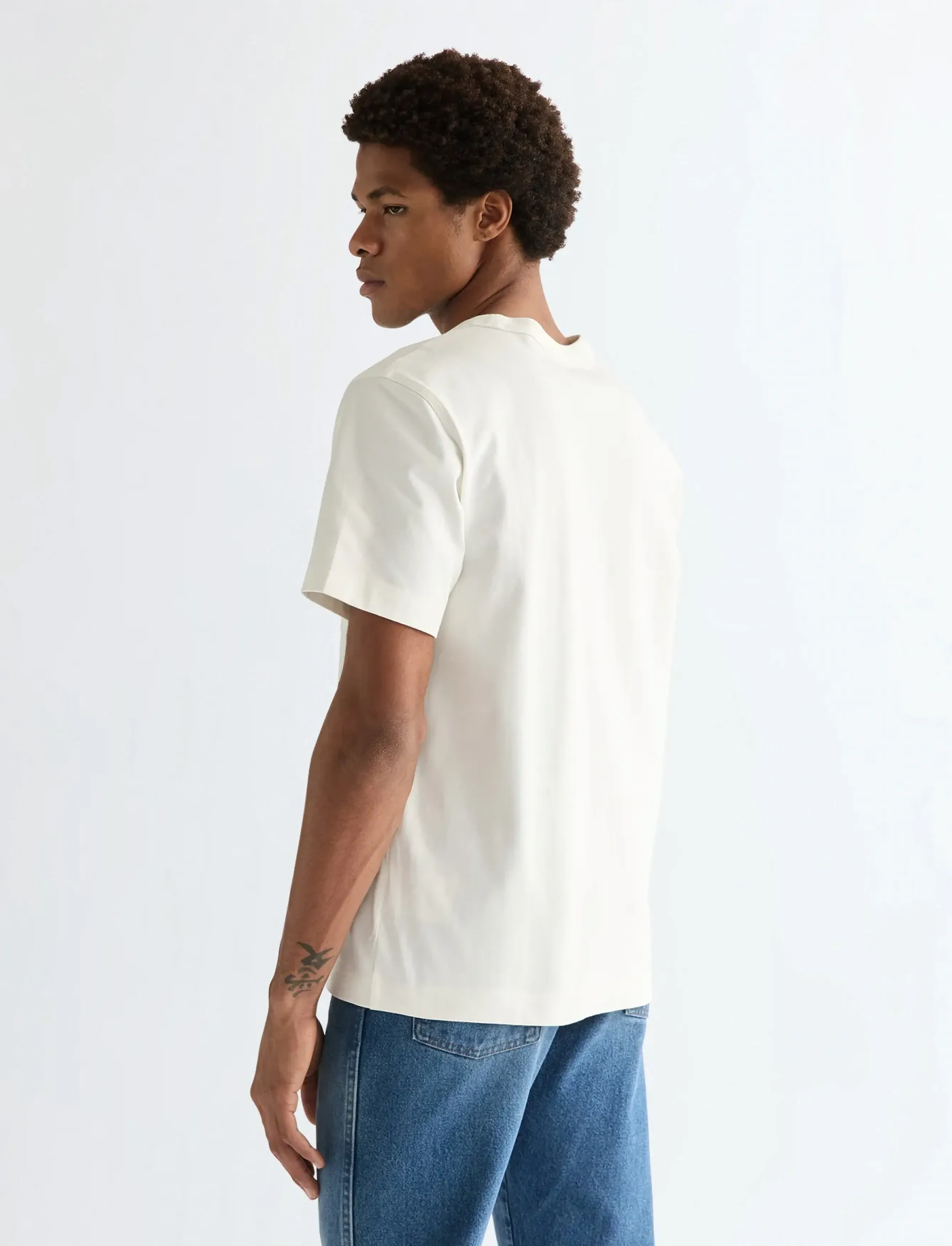 Wrangler - POCKET TEE - kortærmede t-shirts - worn white - 3
