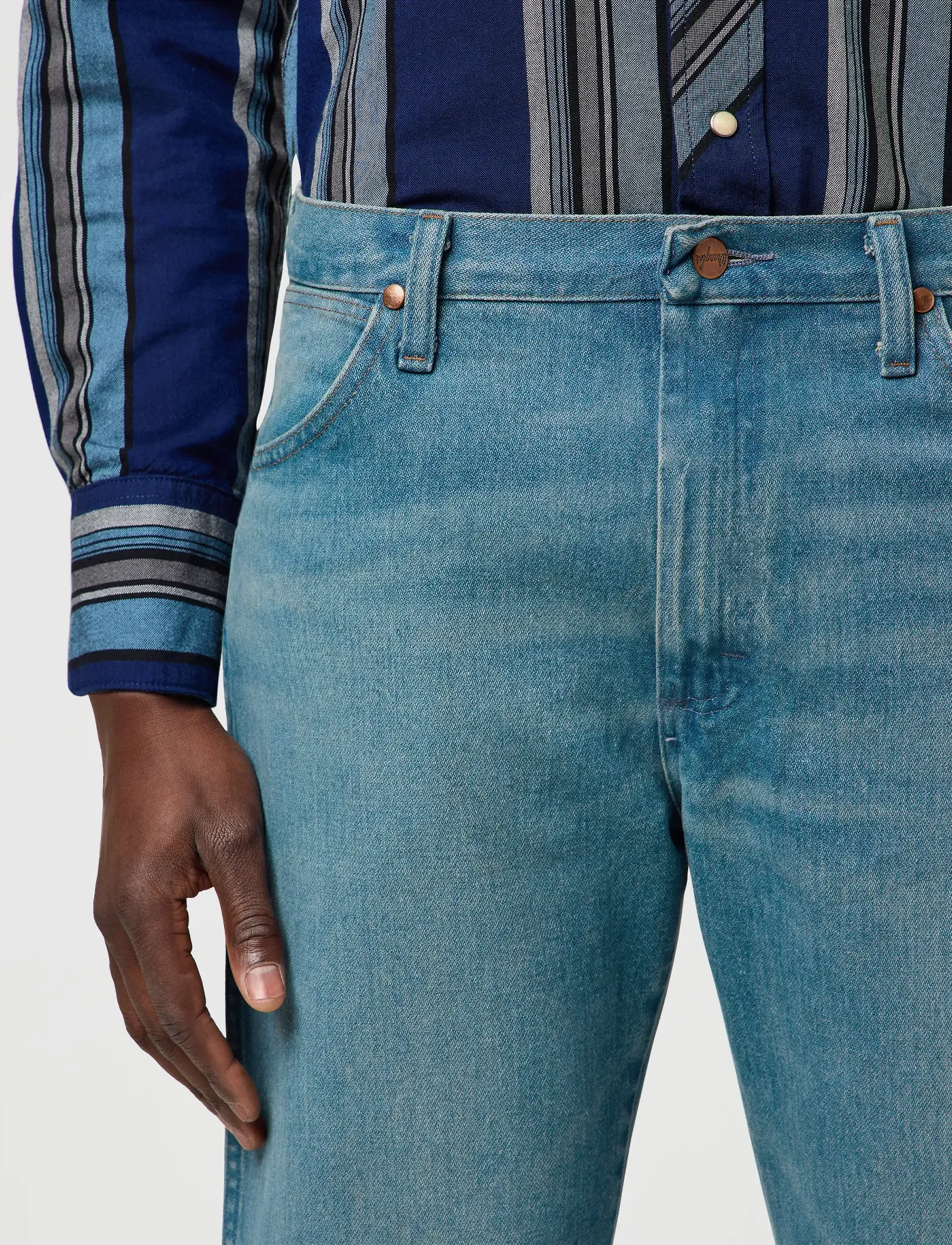 Wrangler - 13MWZ - püksid & teksad - iron forge - 5