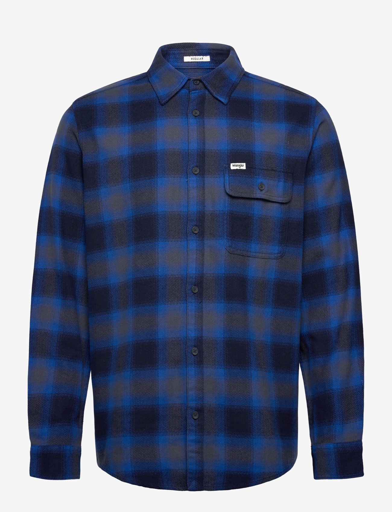 Wrangler - 1 PKT INDIGO SHIRT - flanell-hemden - icy indigo - 1