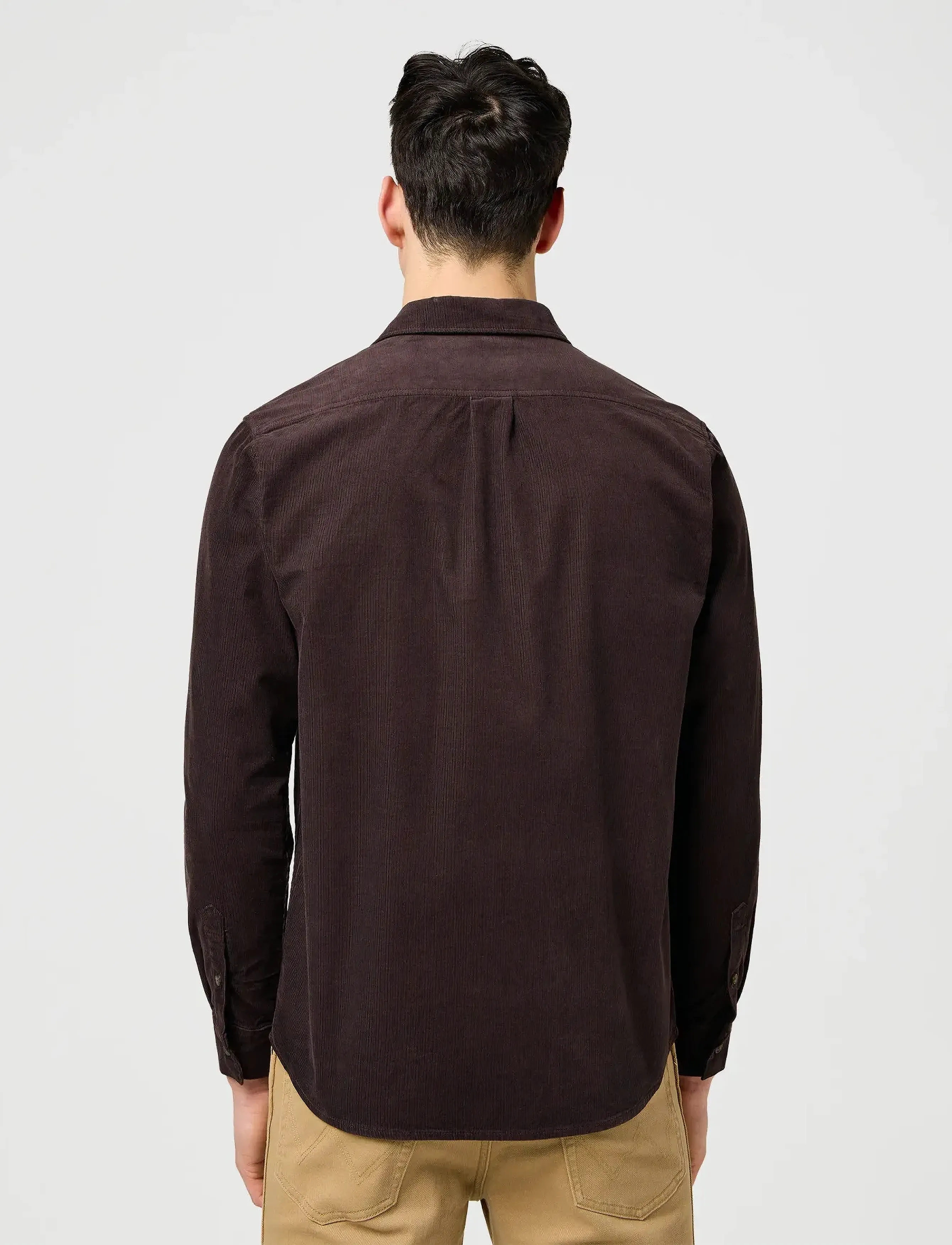 Wrangler - 1 PKT CORDUROY SHIRT - fløjlsskjorter - mole - 3
