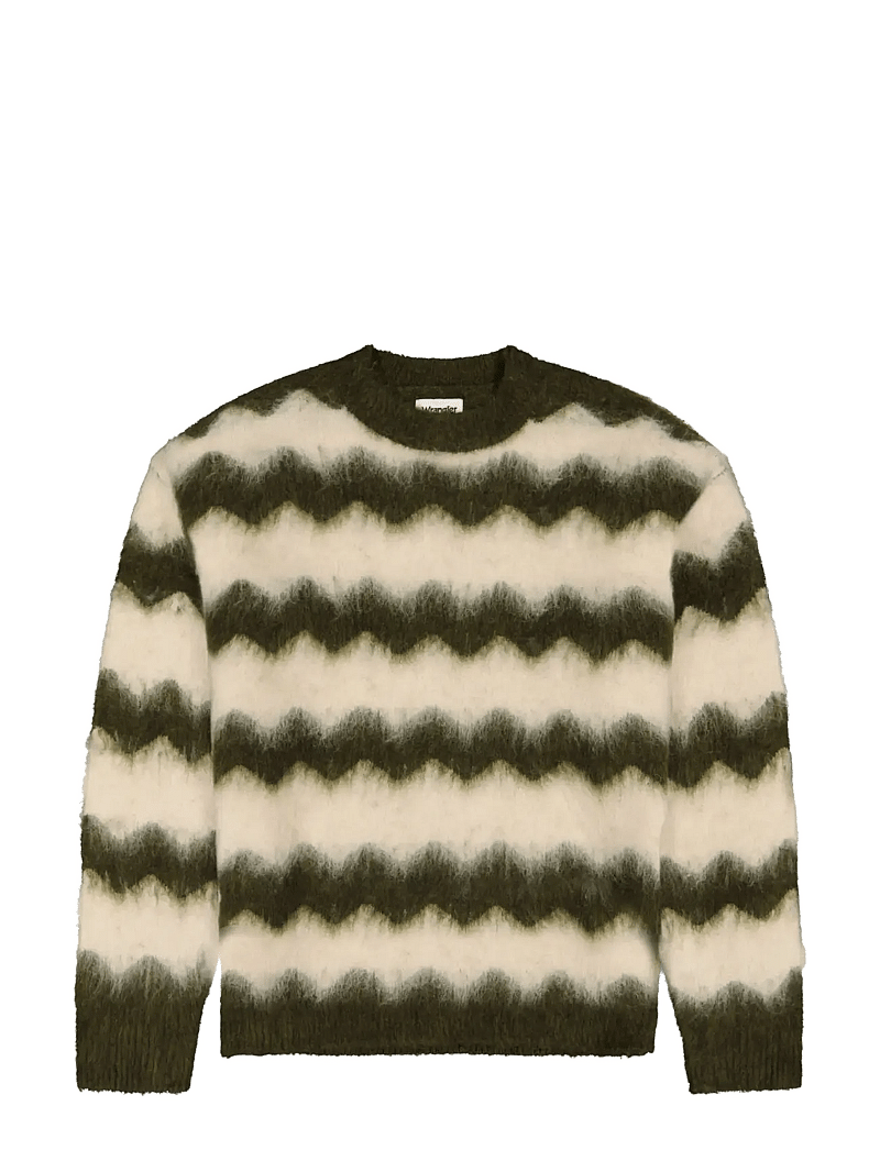 Wrangler - STRIPED SWEATER - rundhals - ivy green - 1