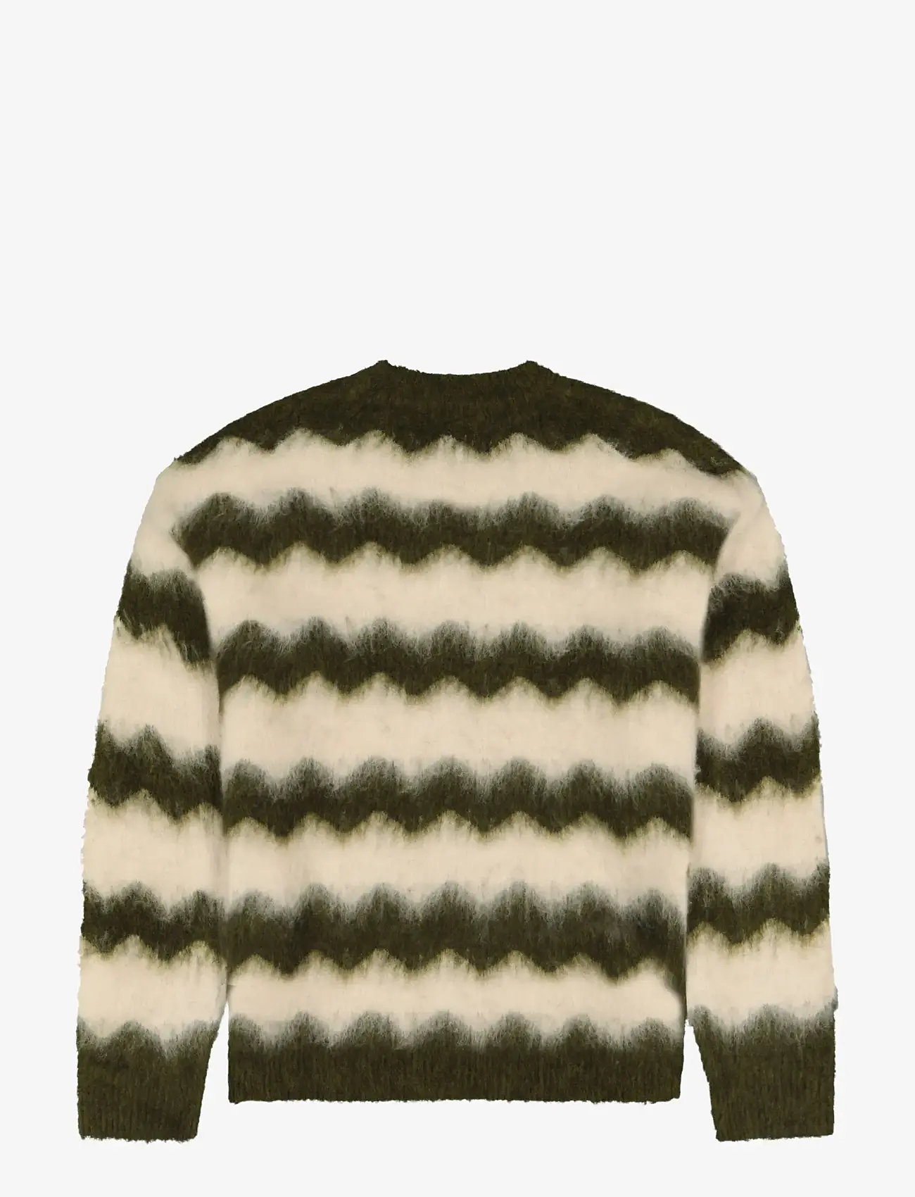 Wrangler - STRIPED SWEATER - autumn clothing - ivy green - 2