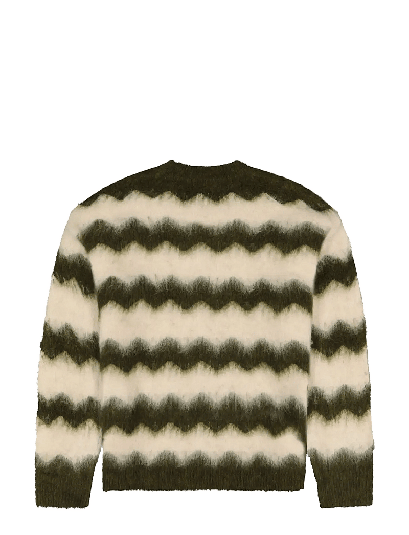 Wrangler - STRIPED SWEATER - rundhals - ivy green - 2