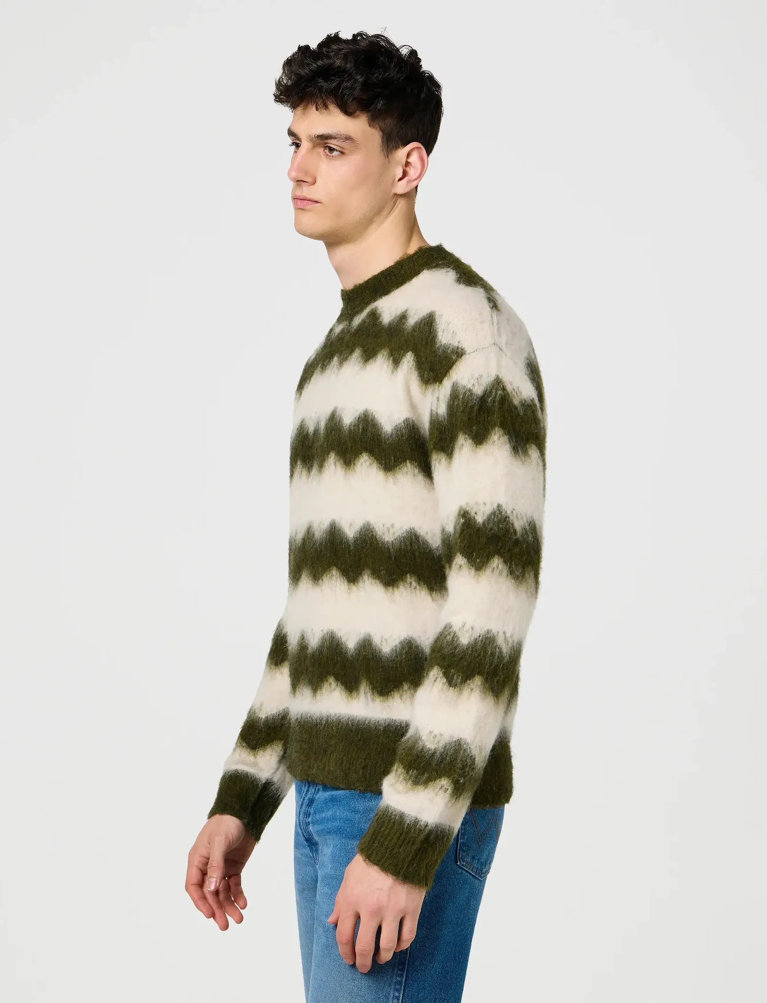 WRANGLER Striped Sweater stickade tröjor herr – bild 5