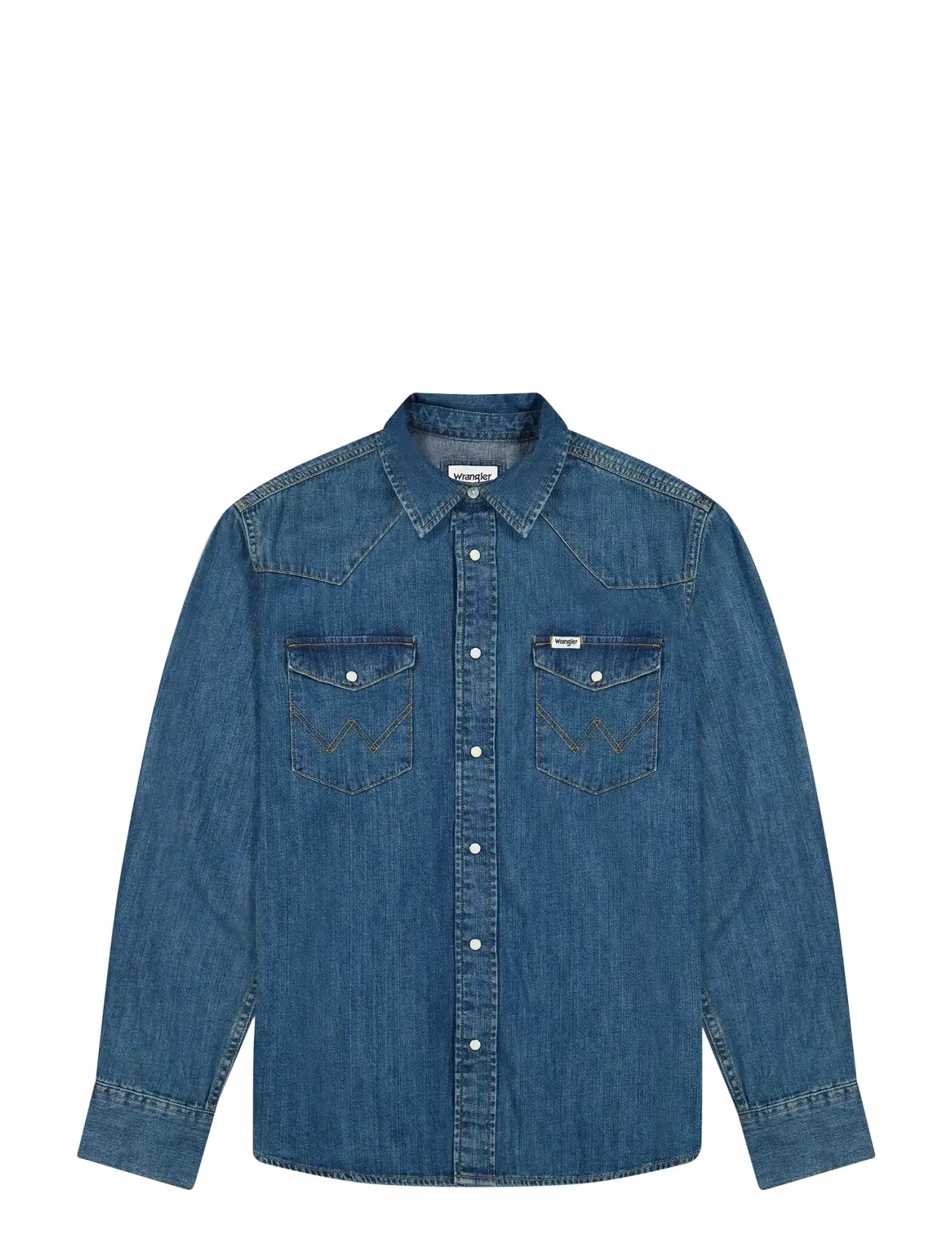 Wrangler WESTERN SHIRT - Hemden - OLIVE BREEZE / blue
