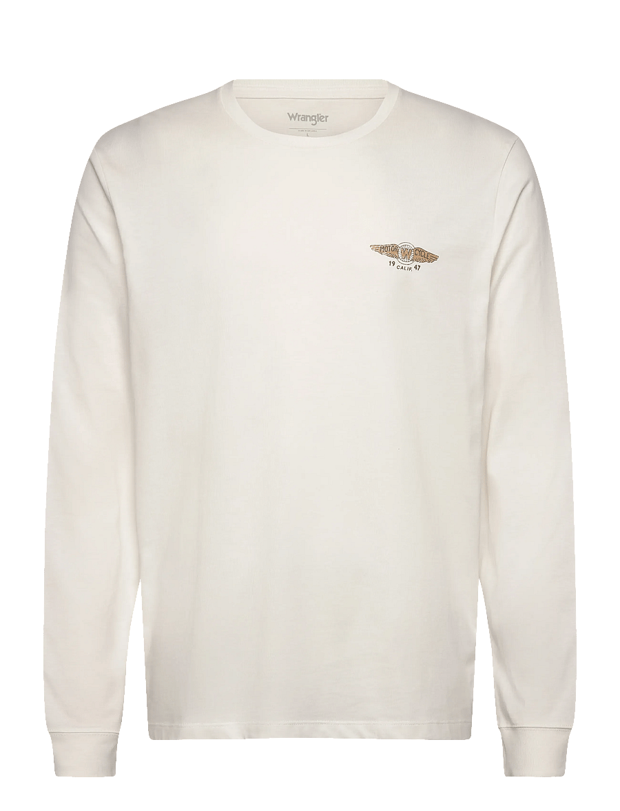 Wrangler - LS AMERICANA TEE - langärmelig - worn white - 1