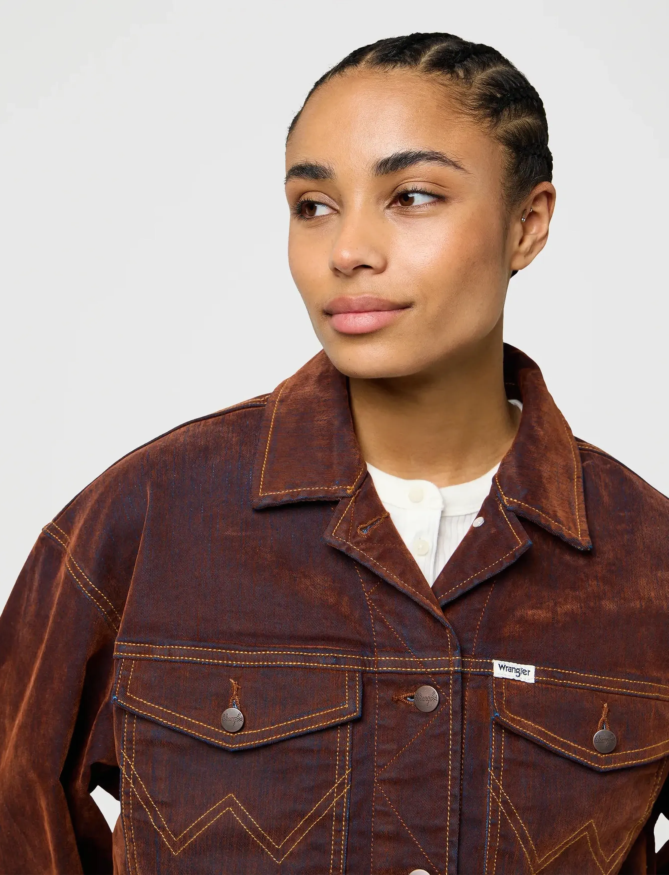 Wrangler - COWBOY JACKET - pavasara jakas - cinnamon chill - 5