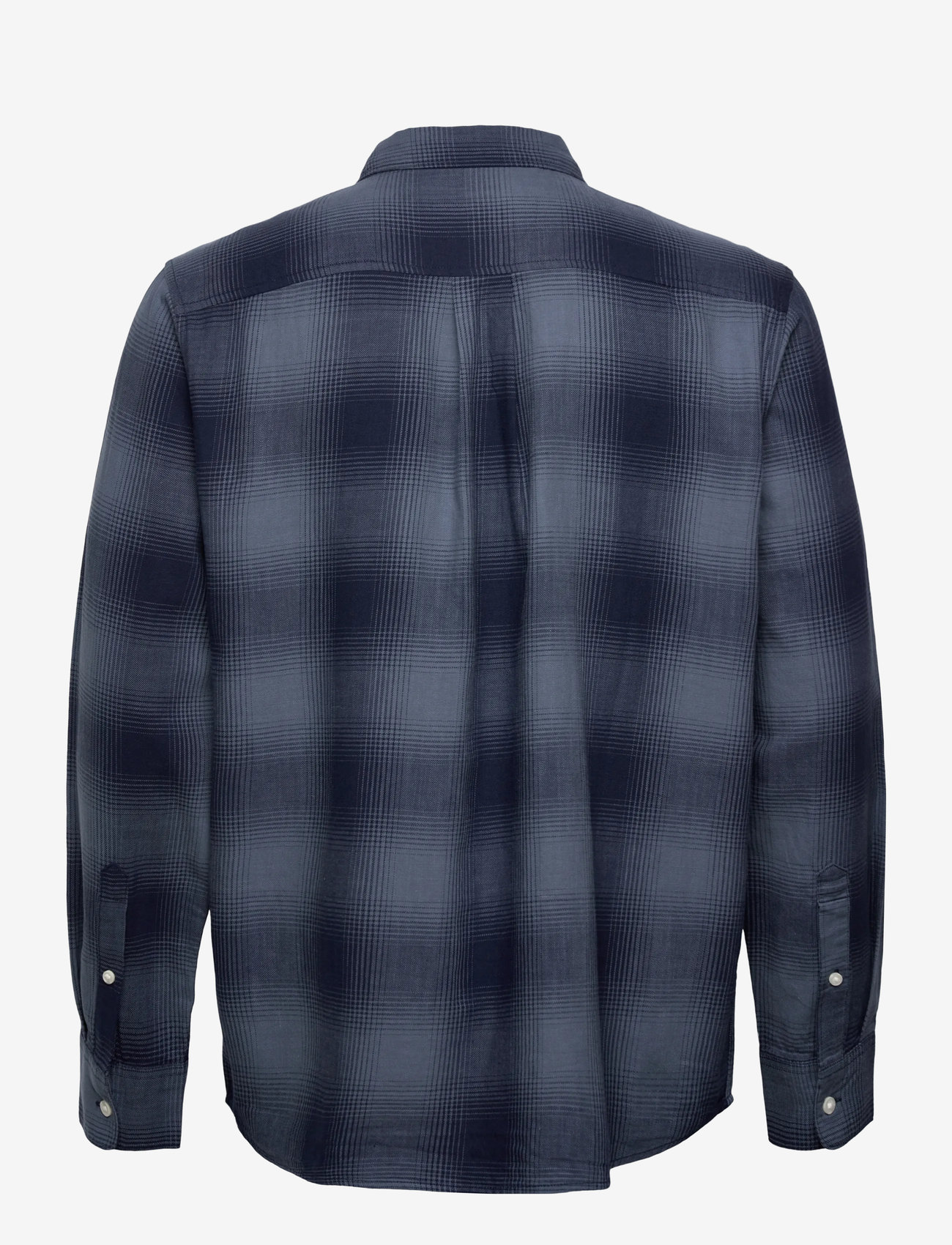 Wrangler - 1 PKT INDIGO SHIRT - rutiga skjortor - dark indigo - 2