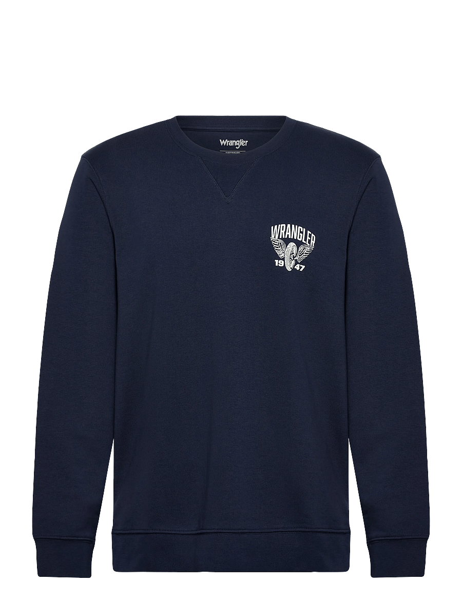Wrangler - AMERICANA CREW - sweatshirts - navy - 1