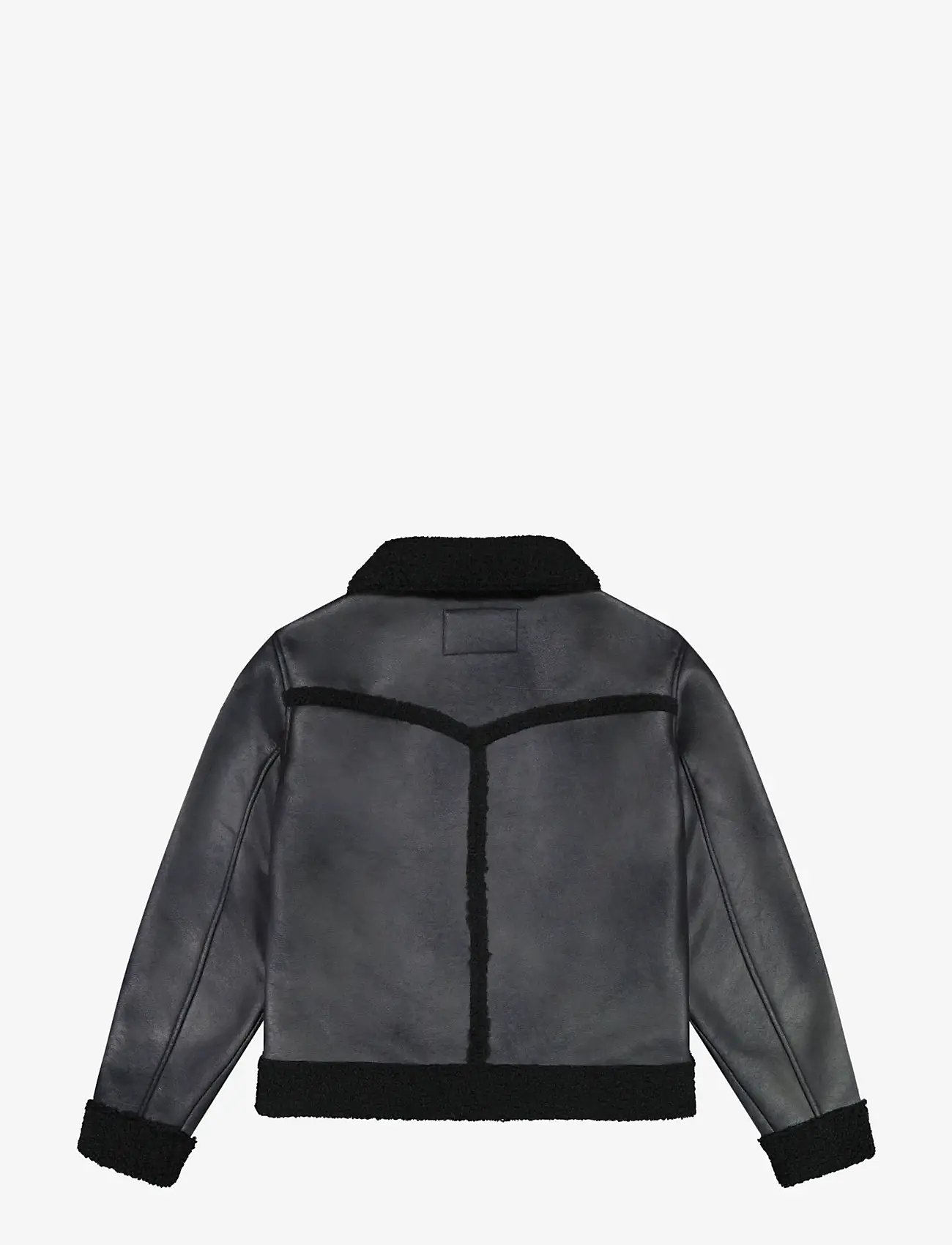 Wrangler - SHEARLING JACKET - herbstjacken - black - 1