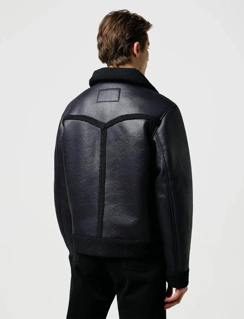 Wrangler - SHEARLING JACKET - efterårsjakker - black - 3