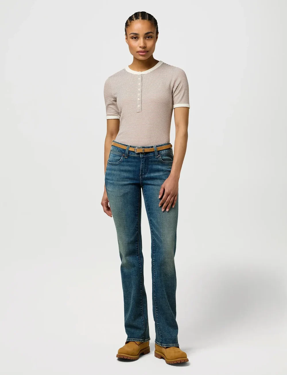 Wrangler - THIN WESTERN BELT - casual gürtel - camel - 4