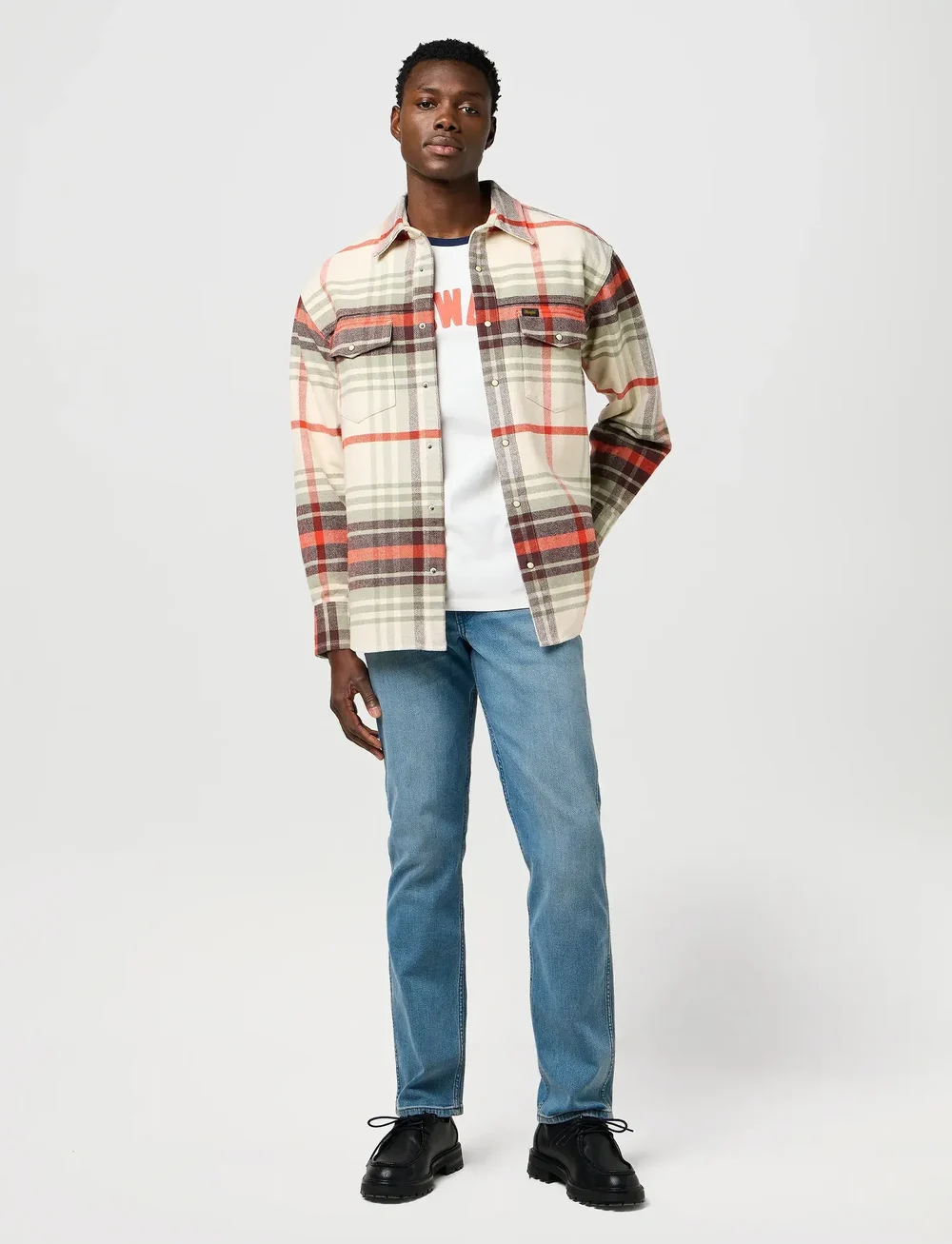 Wrangler - WESTERN SHIRT - casual hemden - birch - 4