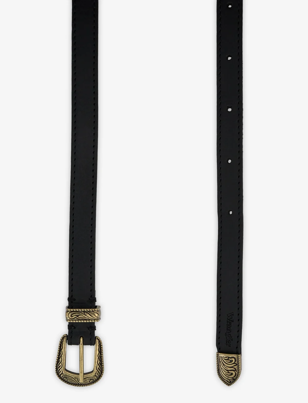 Wrangler - THIN WESTERN BELT - casual gürtel - black - 2