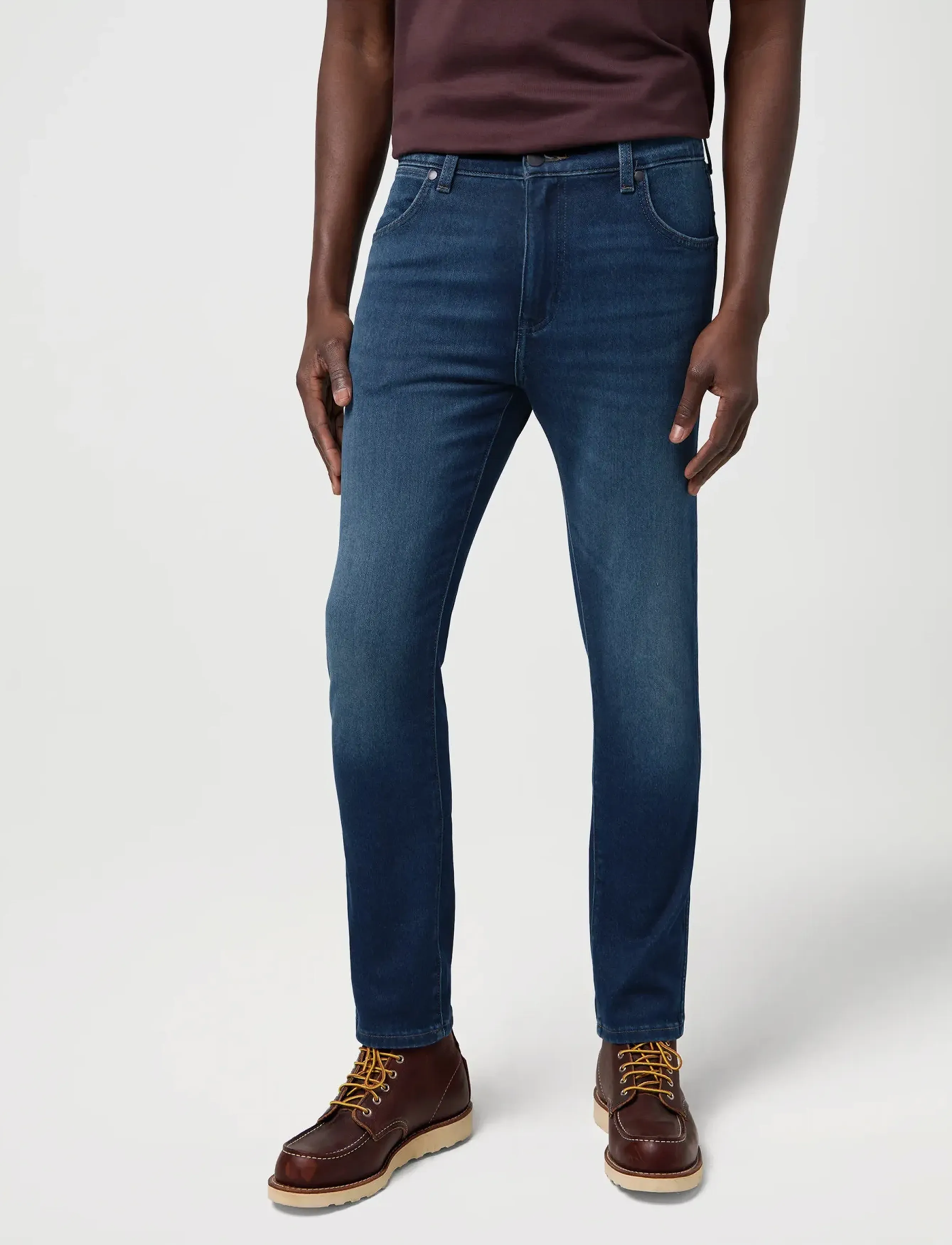 Wrangler Larston, 30 x 30, Jeans, Blau - Skinny, Männerswear