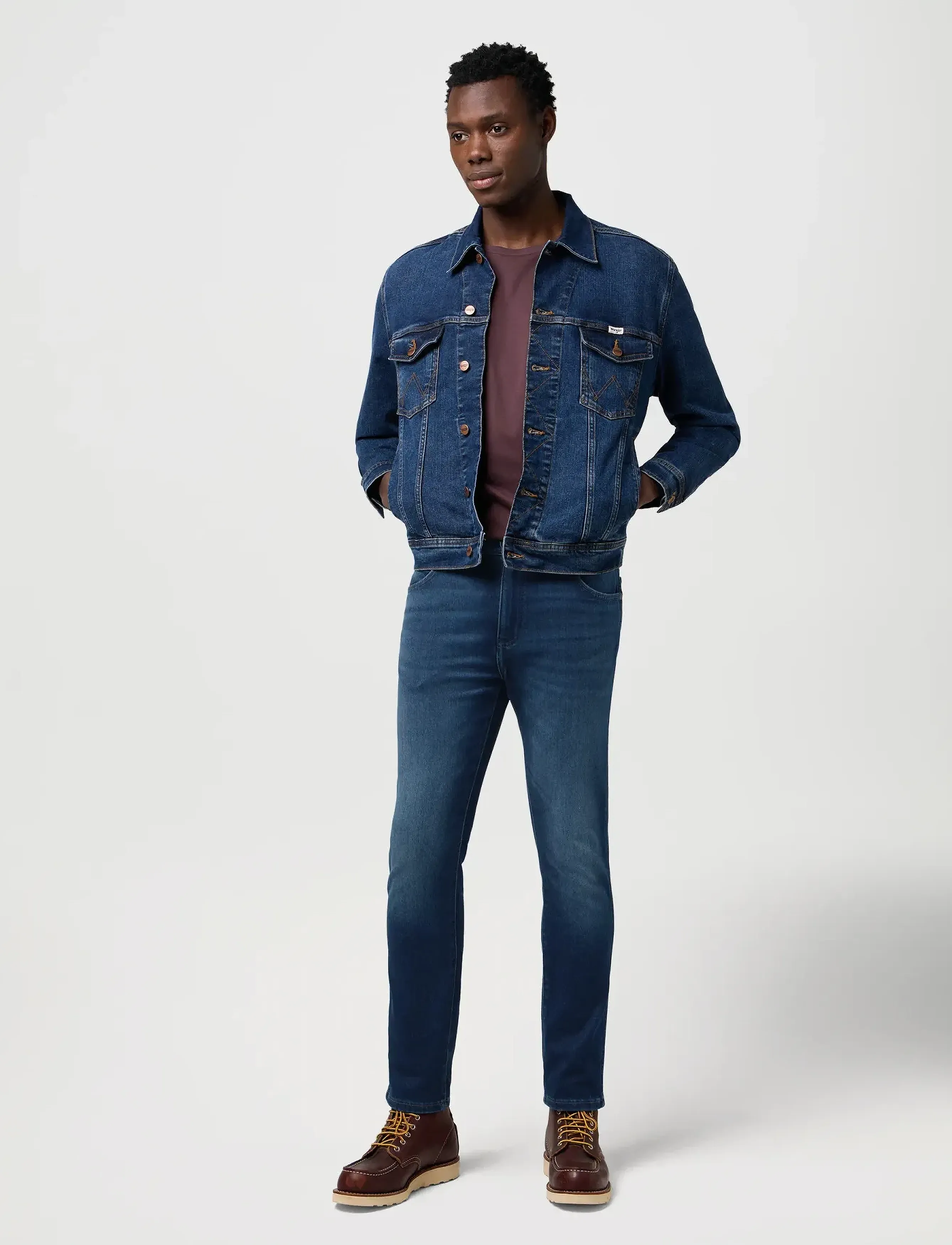 Wrangler - LARSTON - hosen & jeans - fog - 4