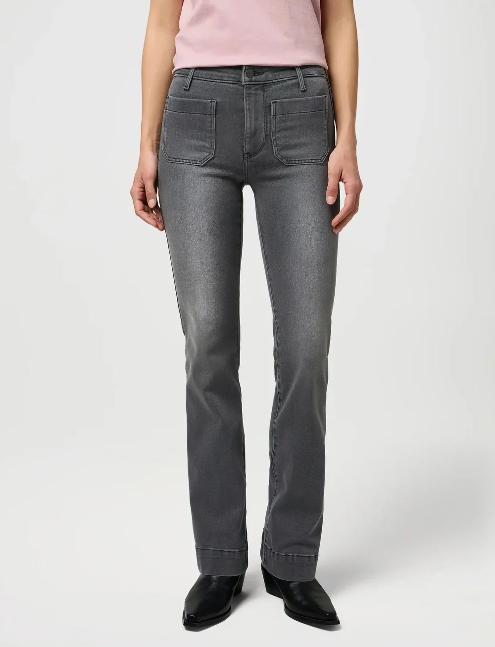 Wrangler - FLARE - flared jeans - frosted fronts - 0